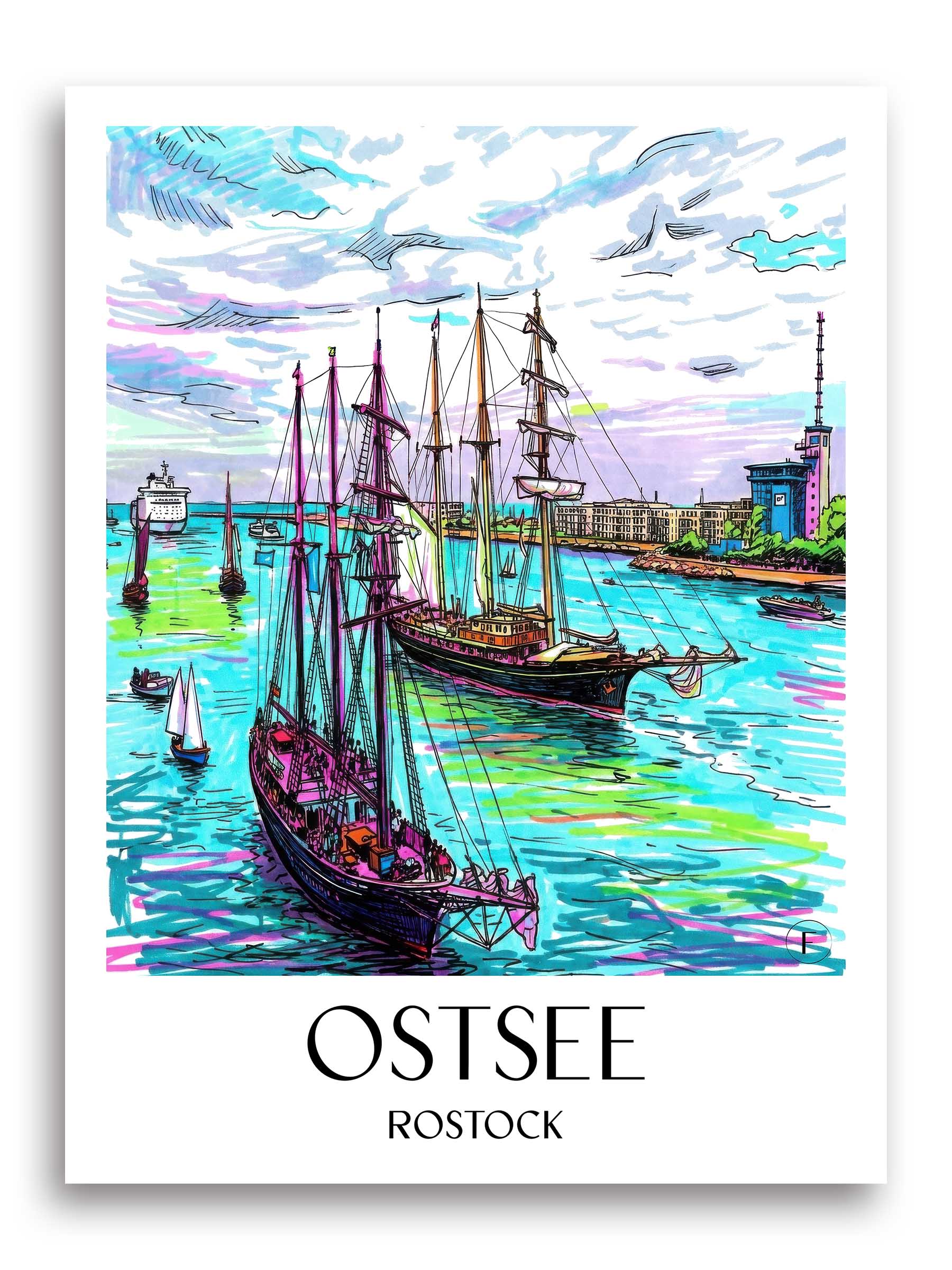 ostsee-rostock-deutschland-poster-graffiti