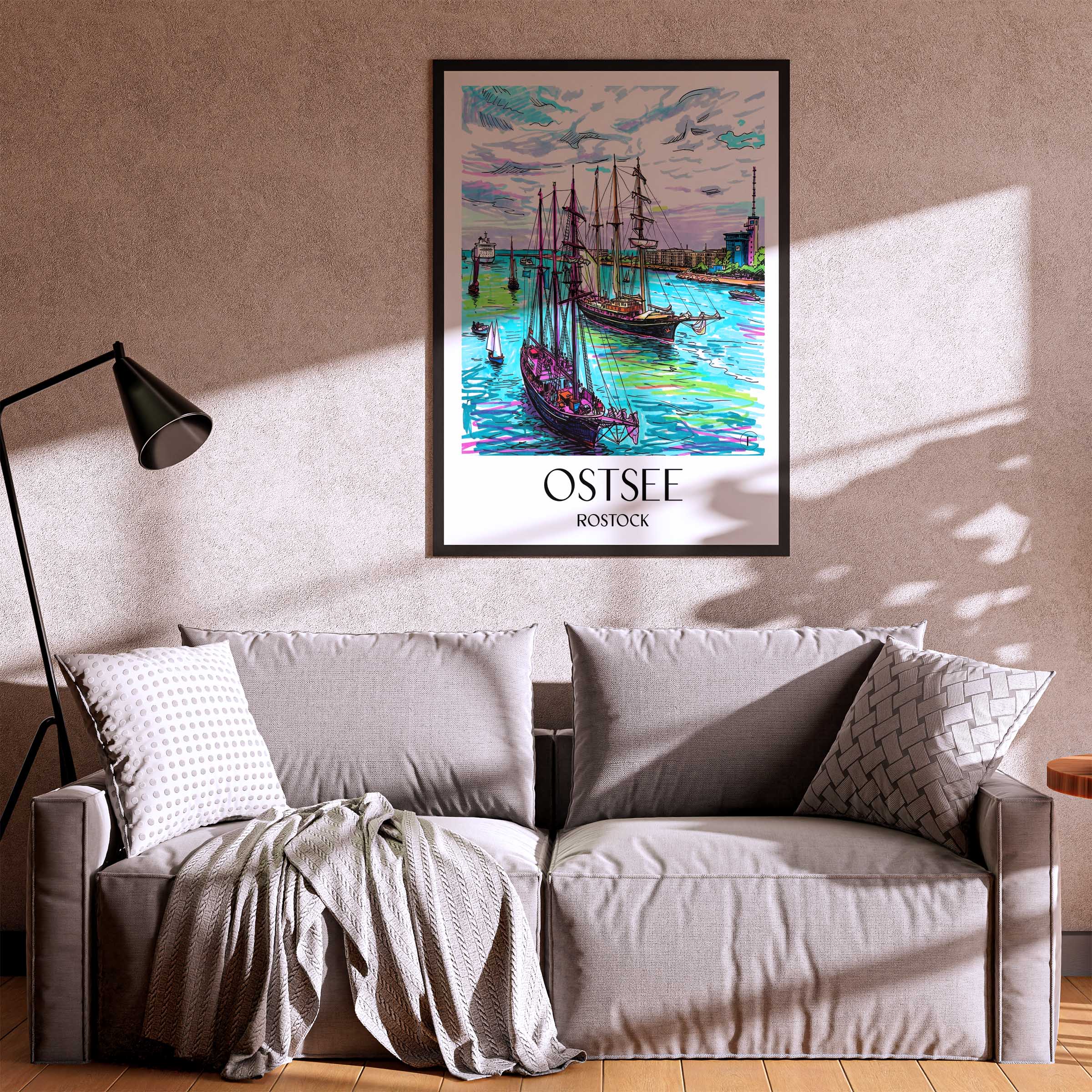 ostsee-rostock-deutschland-poster-graffiti