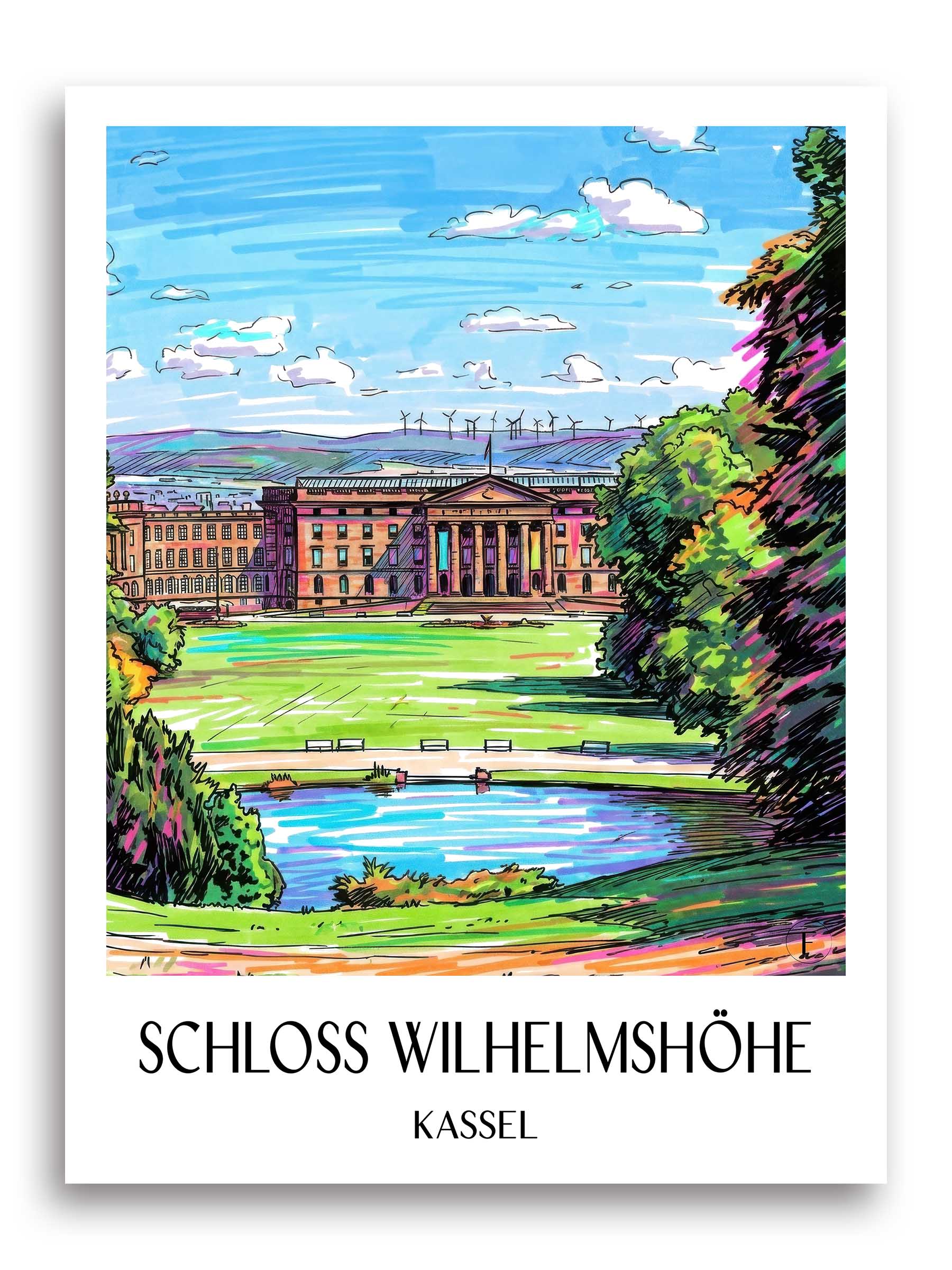 schloss-wilhelmshöhe-kassel-deutschland-poster-graffiti