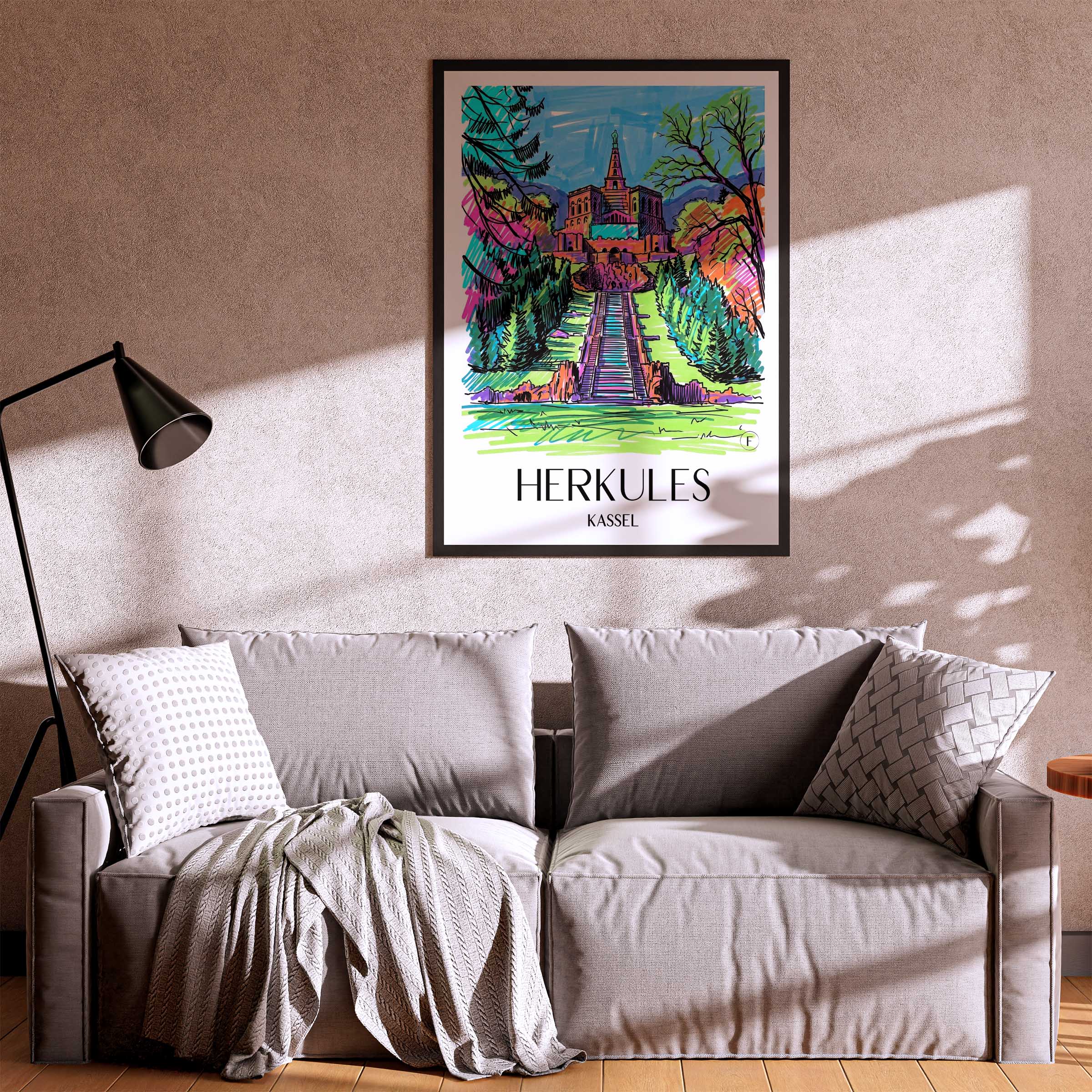 herkules-kassel-deutschland-poster-graffiti