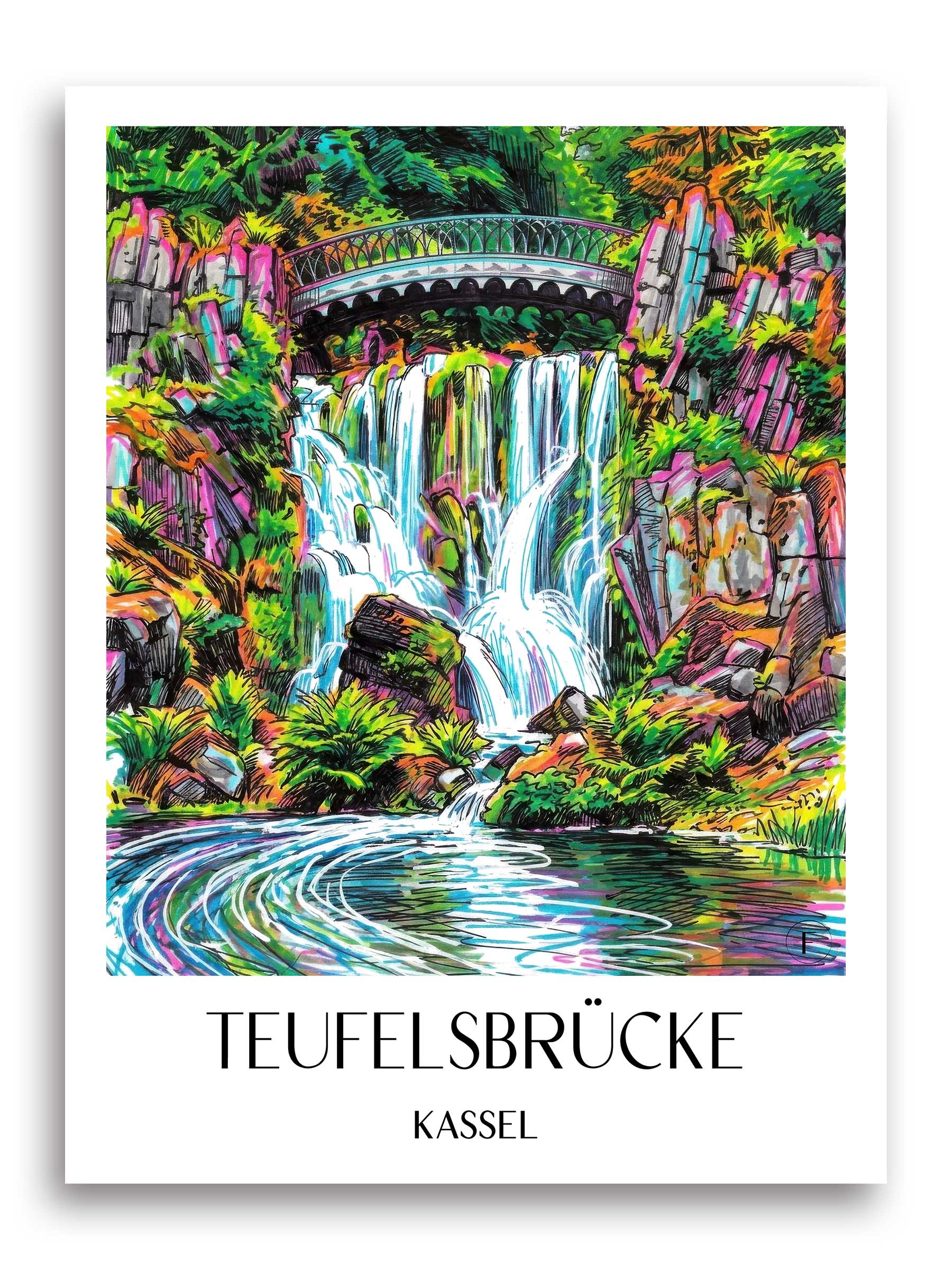 teufelsbrücke-kassel-deutschland-poster-graffiti