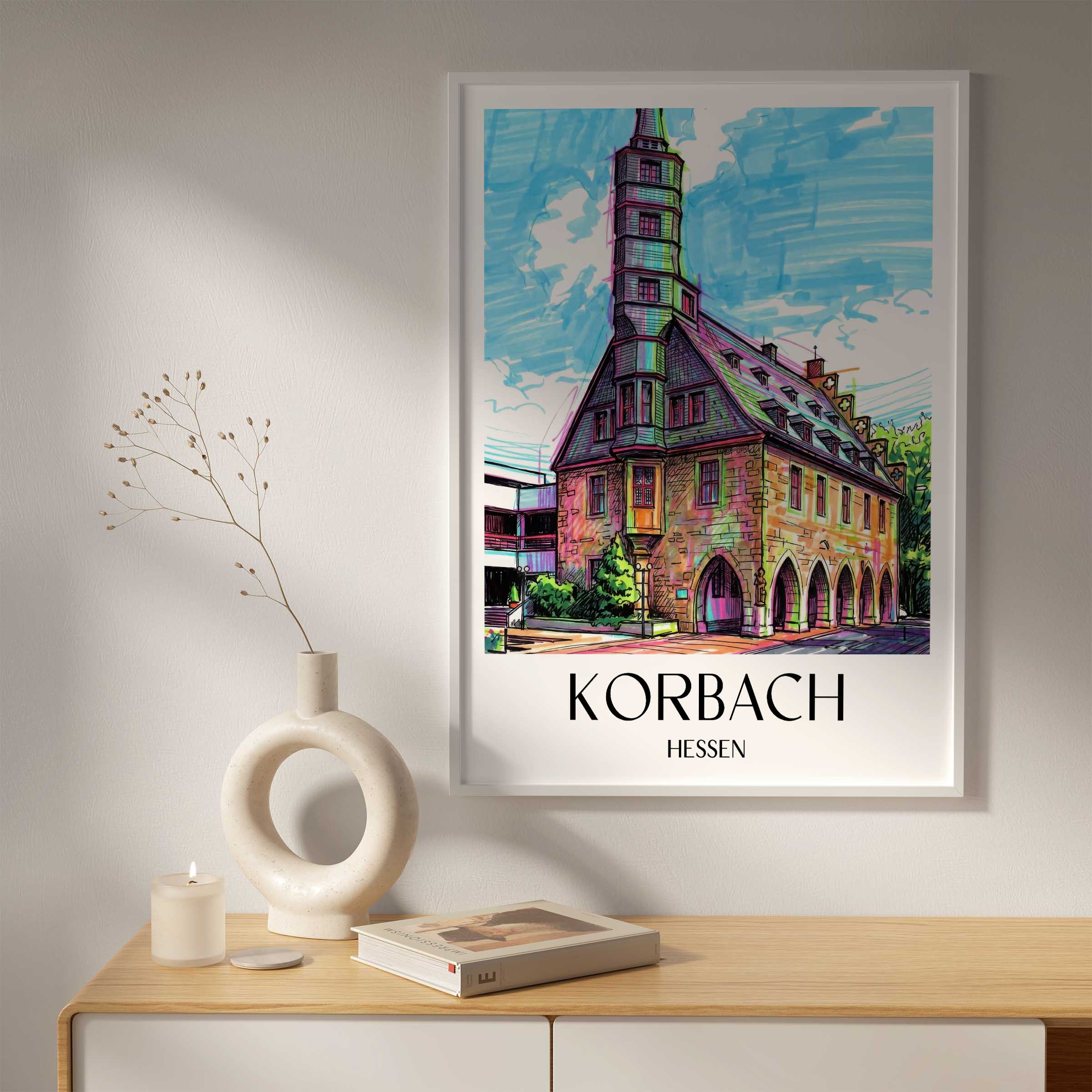 korbach-hessen-deutschland-poster-graffiti