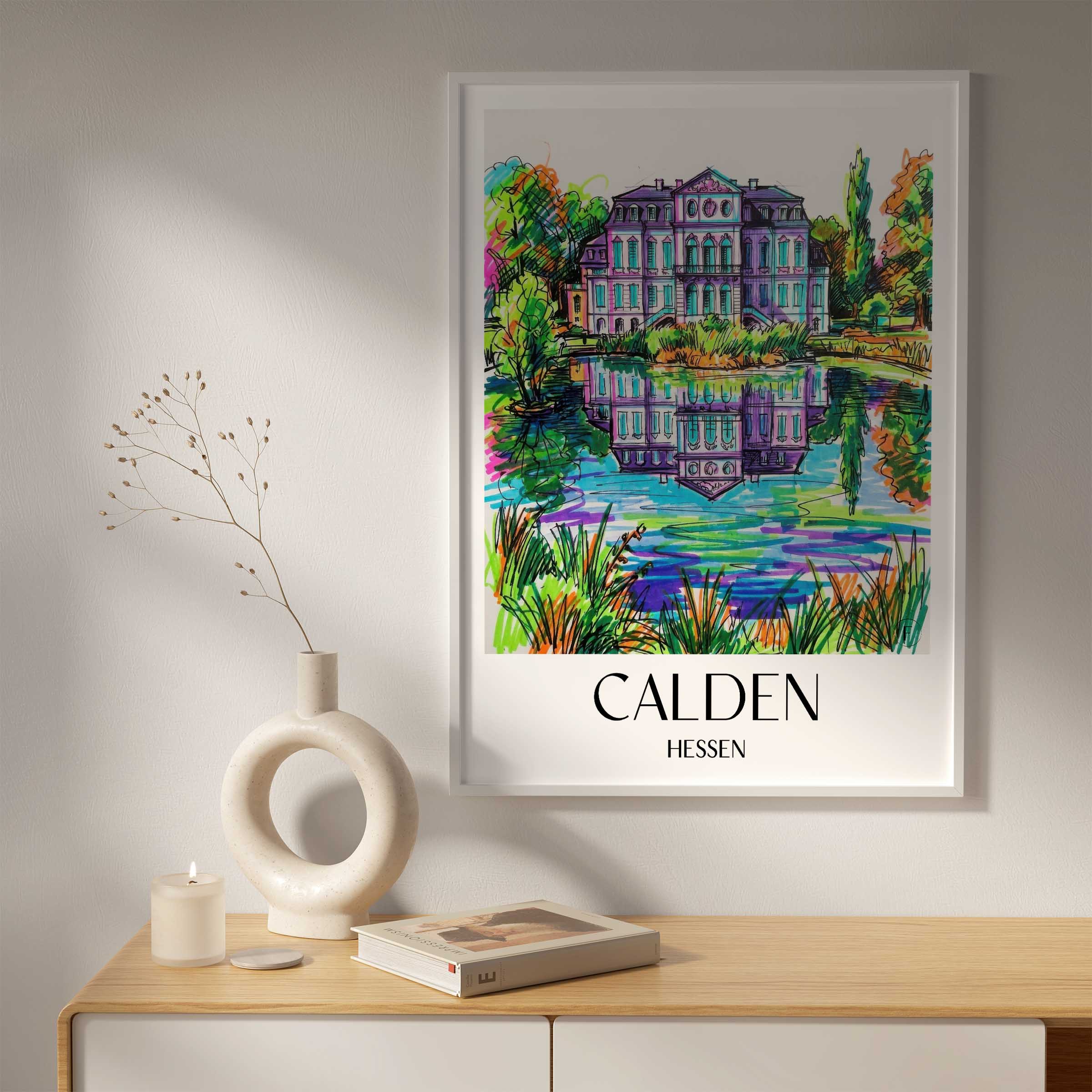 calden-hessen-deutschland-poster-graffiti