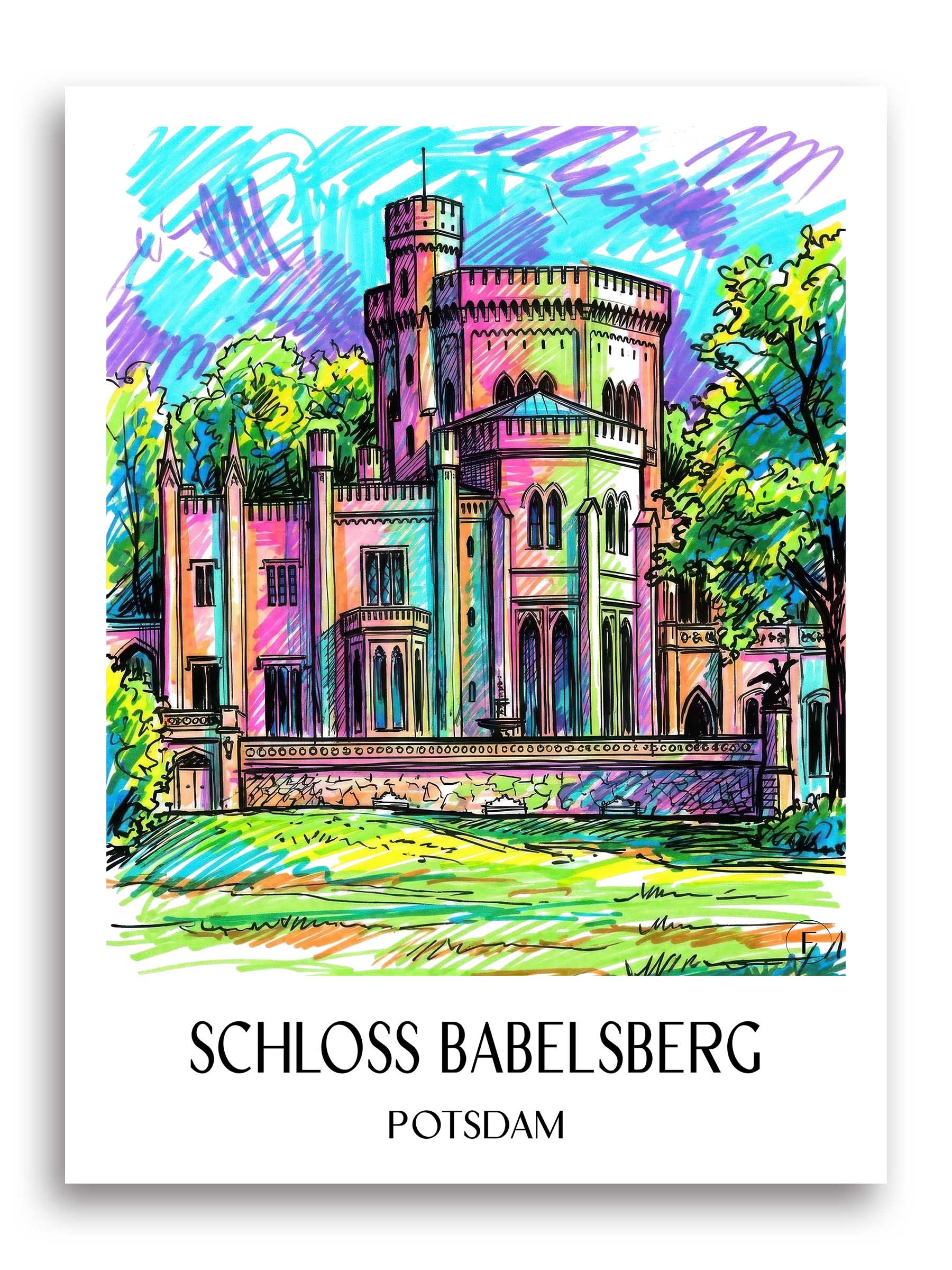 schloss-babelsberg-potsdam-deutschland-poster-graffiti