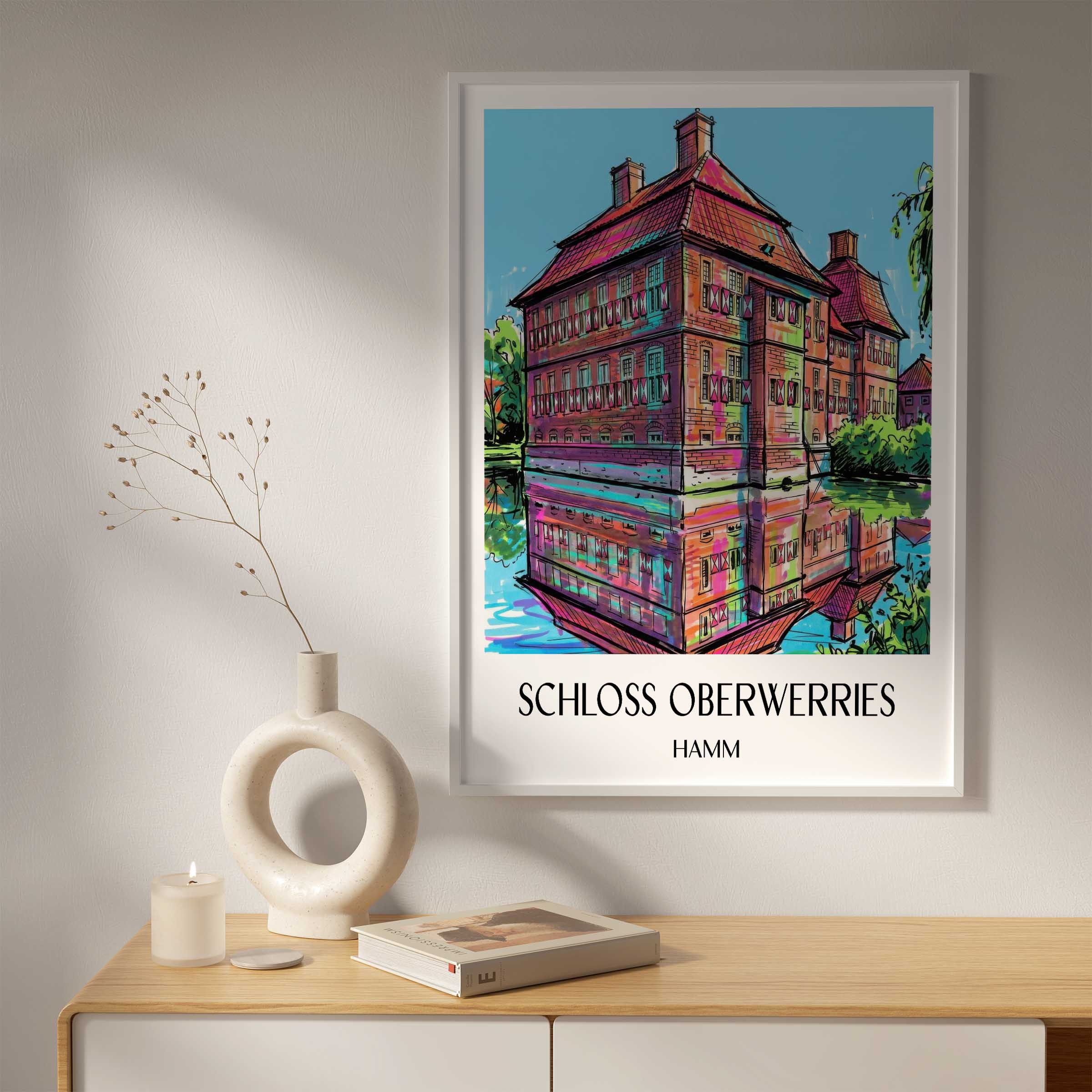 schloss-oberwerries-hamm-deutschland-poster-graffiti