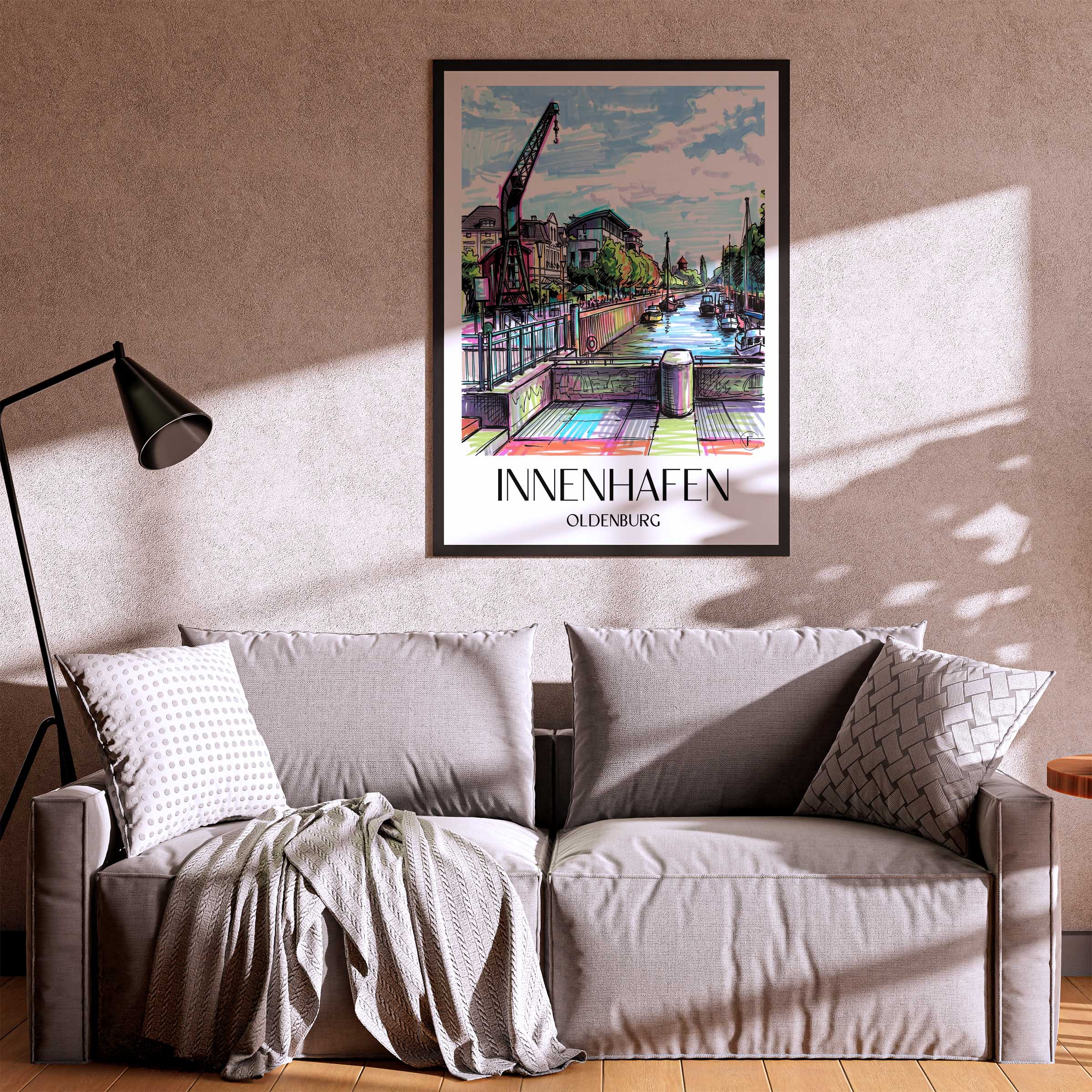 innenhafen-oldenburg-deutschland-poster-graffiti