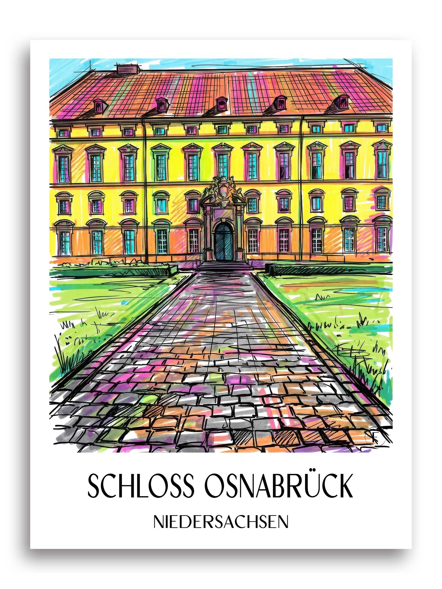 schloss-osnabrück-niedersachsen-deutschland-poster-graffiti