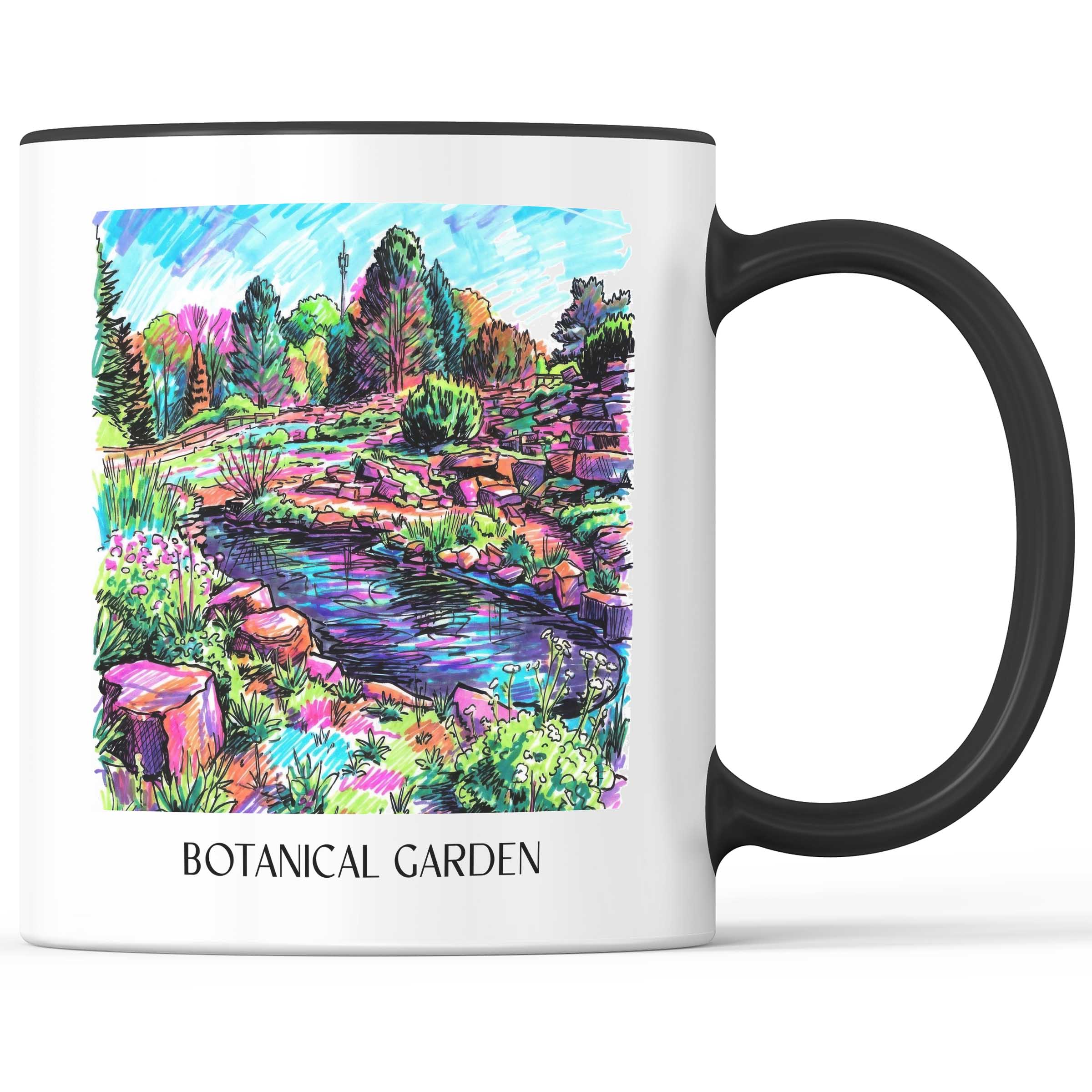Botanischer Garten Kaffeebecher - Osnabrück - Deutschland Becher - Kaffeetasse im Tag Graffiti Stil