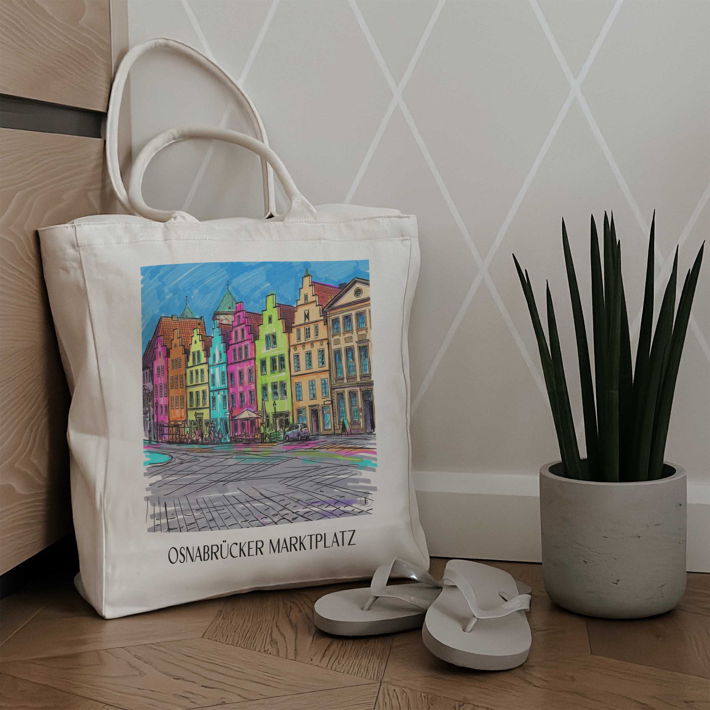marktplatz-osnabrück-deutschland-einkaufstasche-graffiti