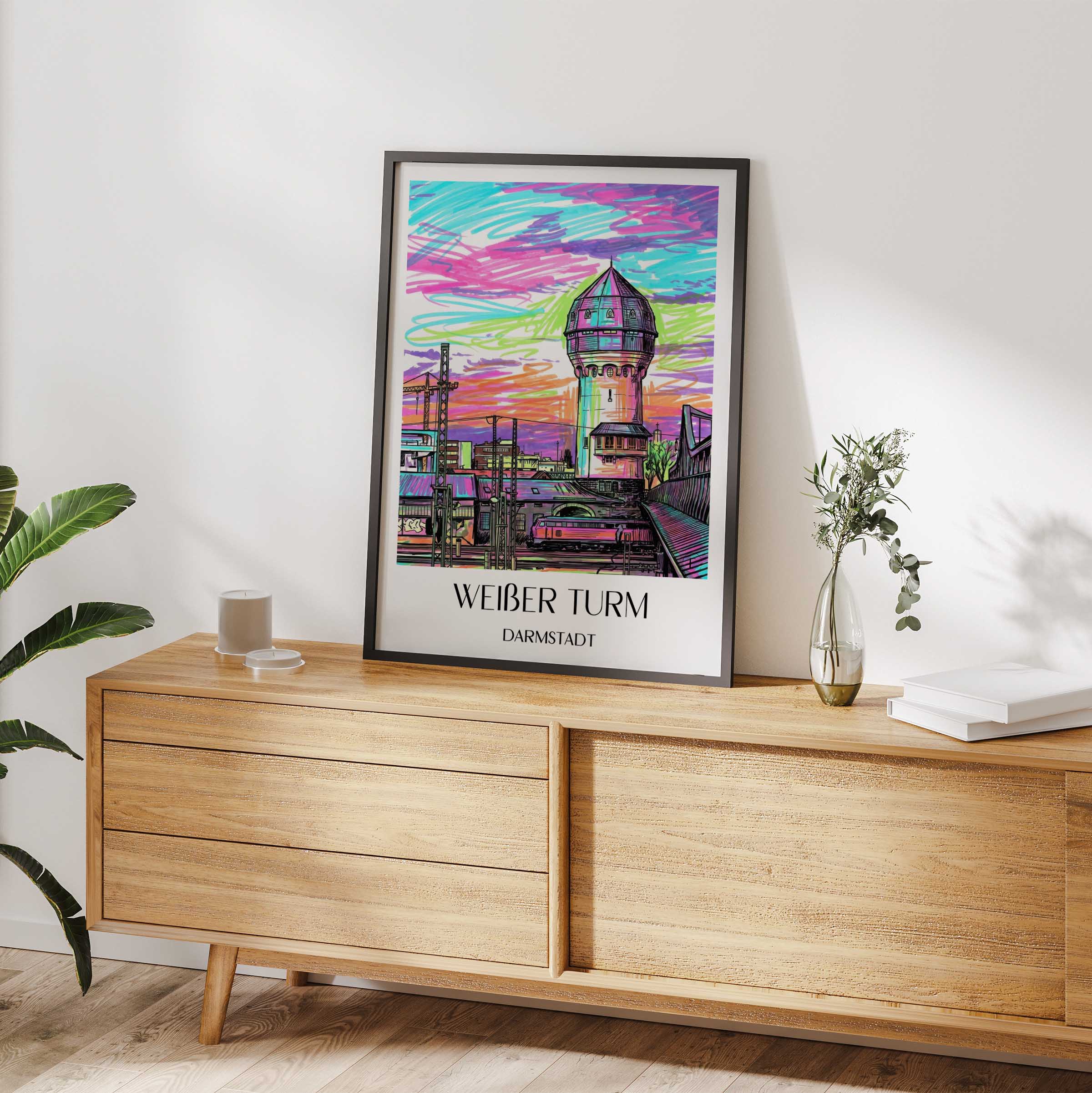 weißer-turm-darmstadt-deutschland-poster-graffiti