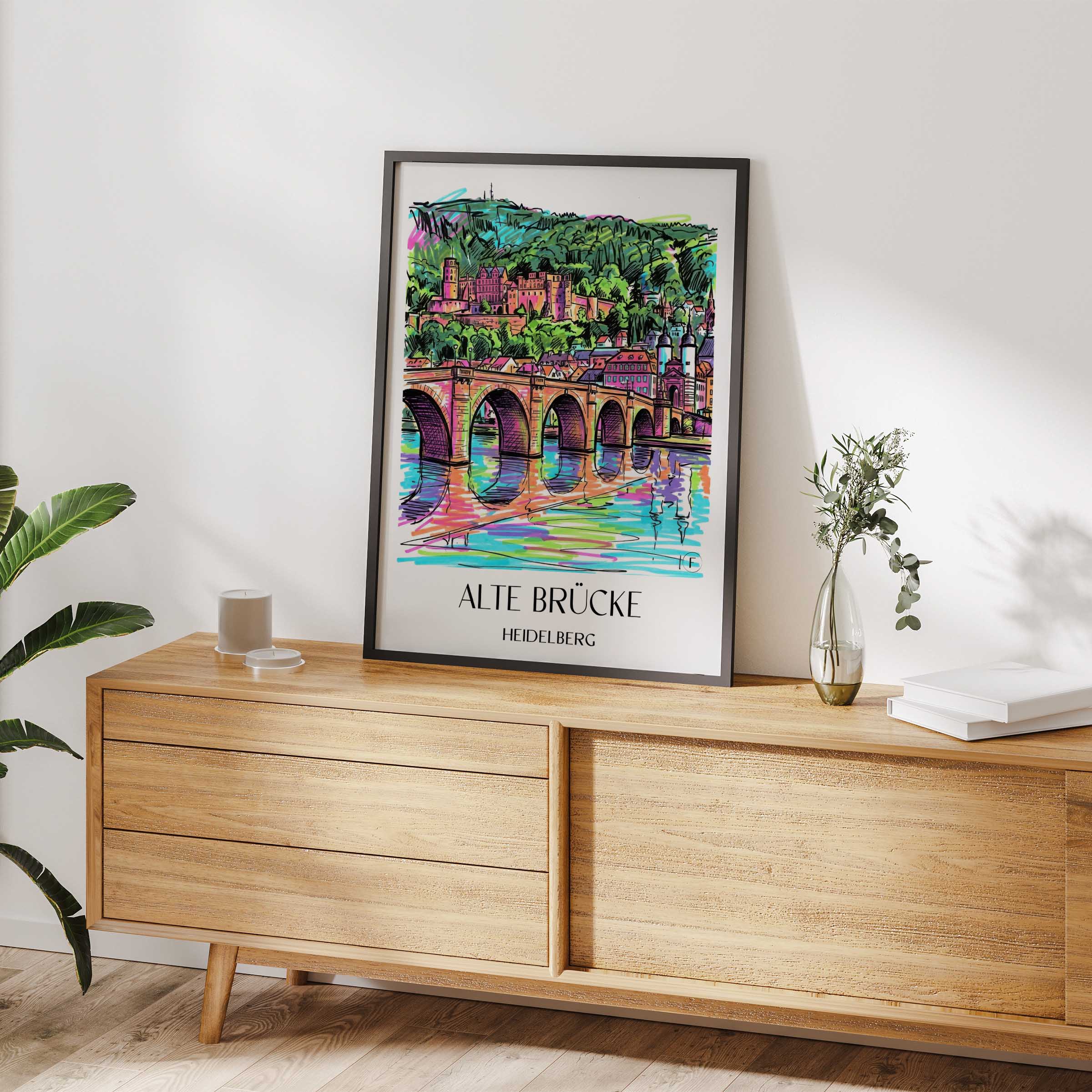 alte-brücke-heidelberg-deutschland-poster-graffiti