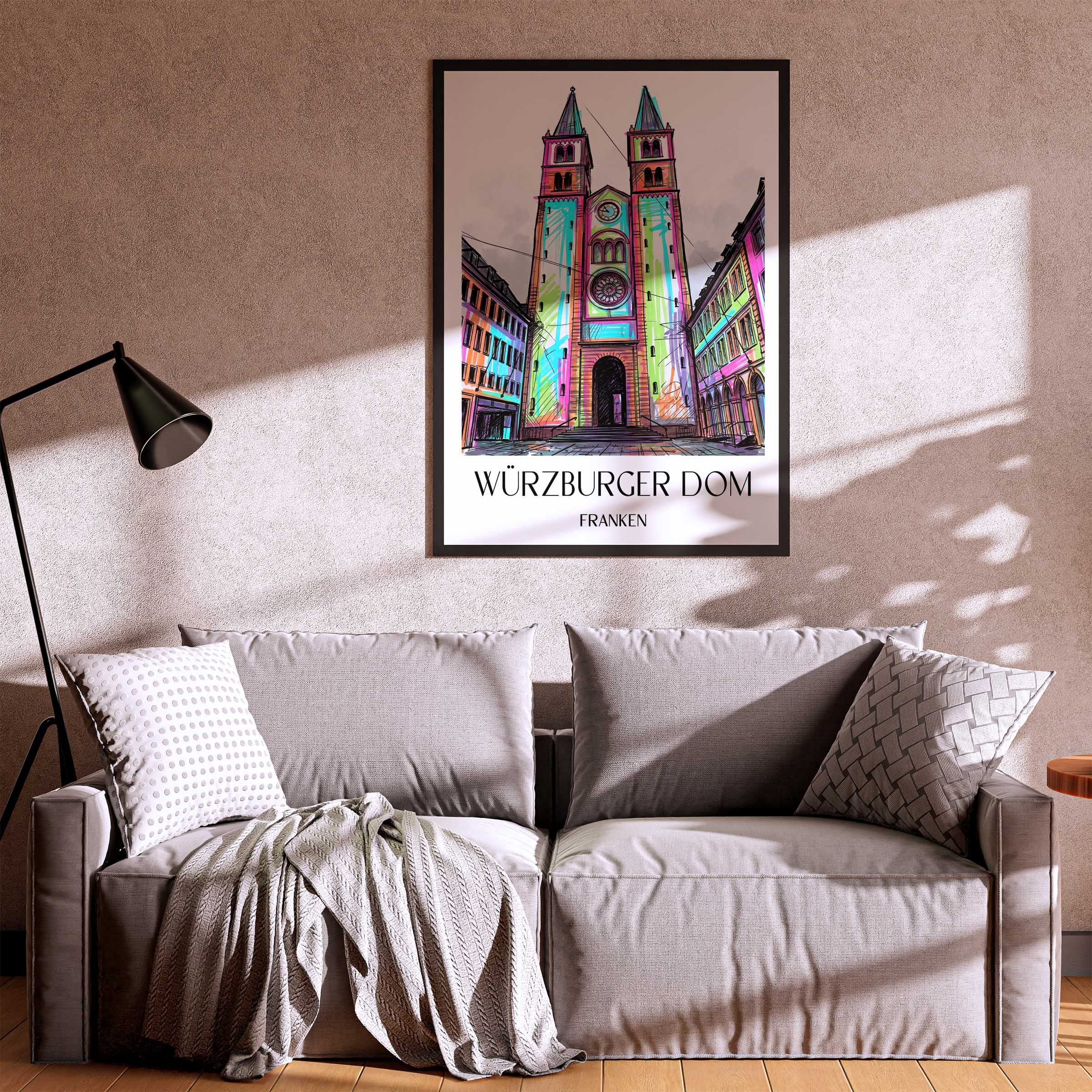würzburger-dom-franken-deutschland-poster-graffiti