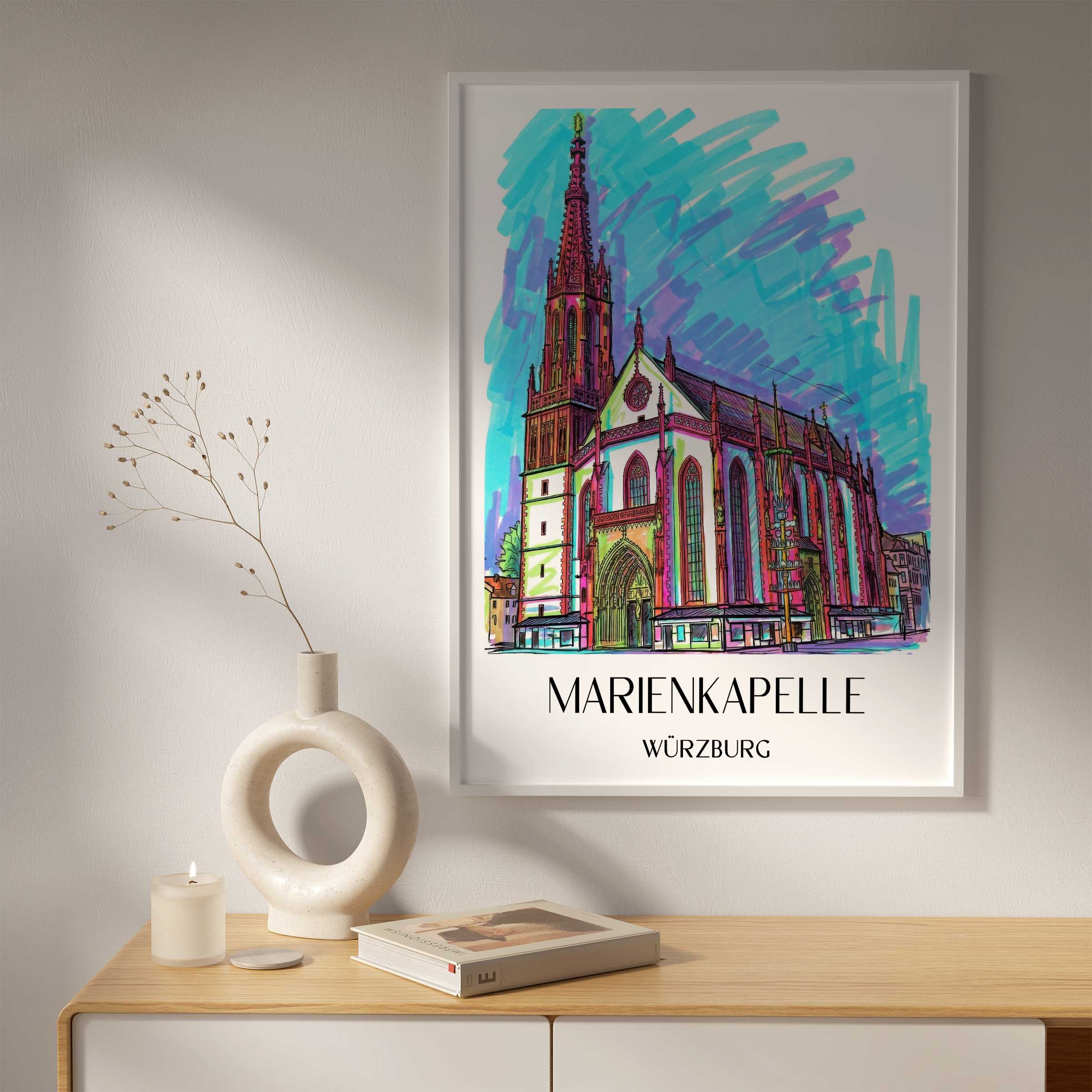 marienkapelle-würzburg-deutschland-poster-graffiti