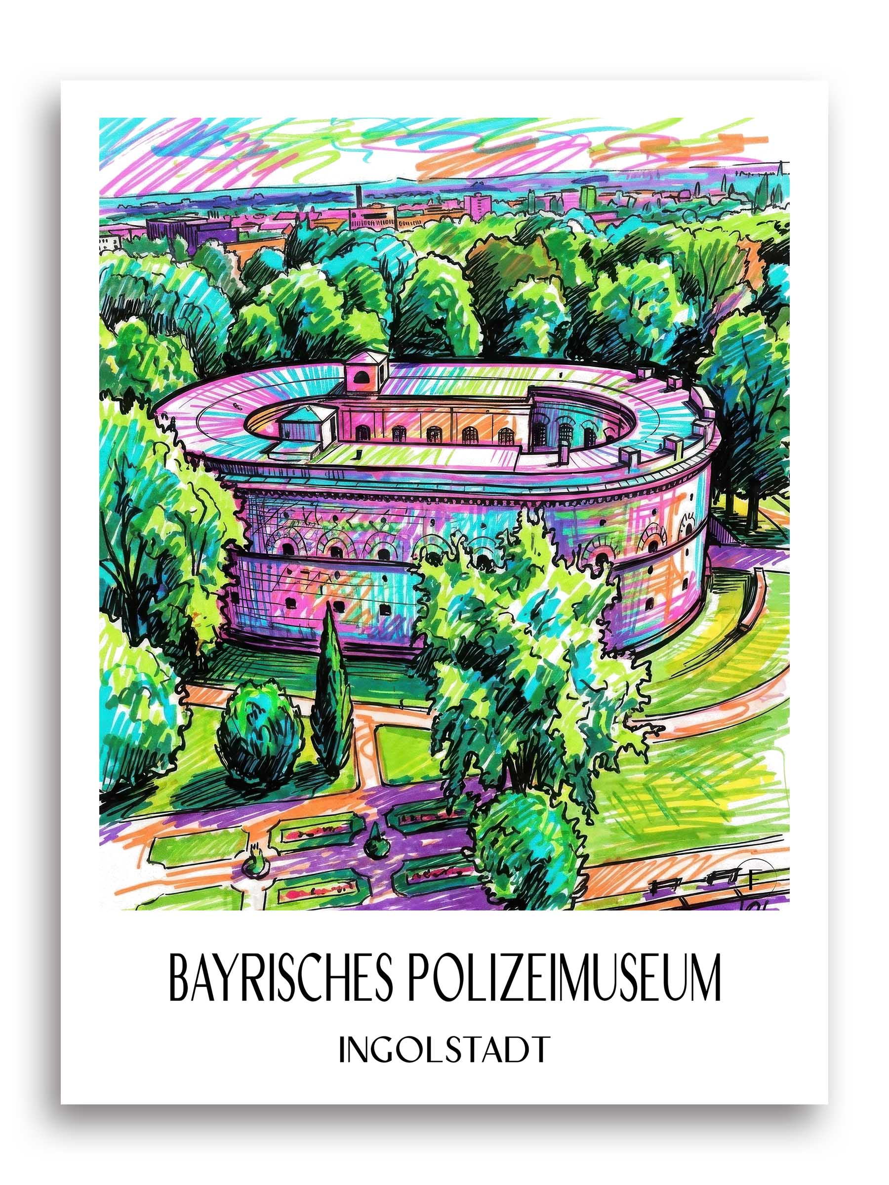 bayrisches-polizeimuseum-ingolstadt-deutschland-poster-graffiti