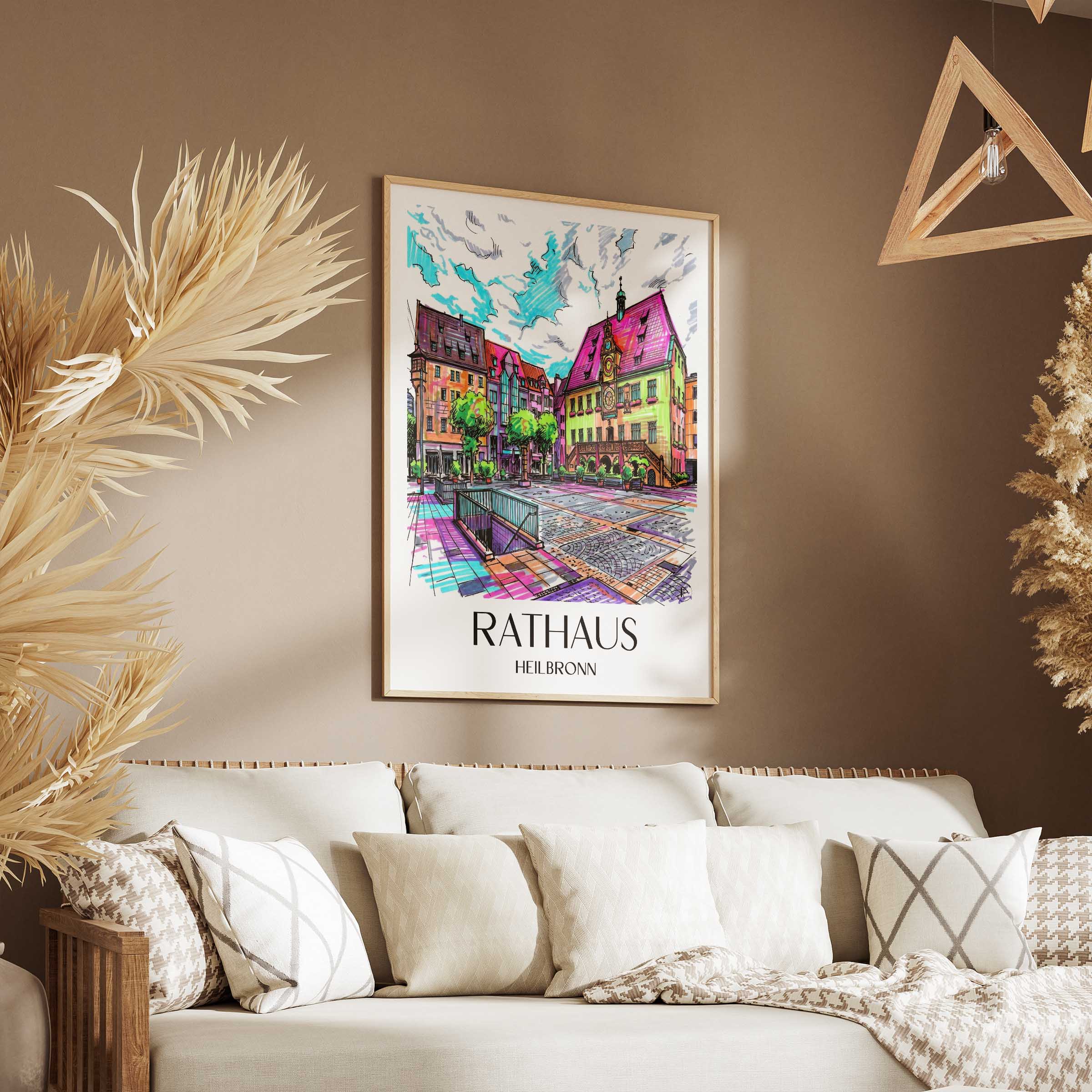 rathaus-heilbronn-deutschland-poster-graffiti