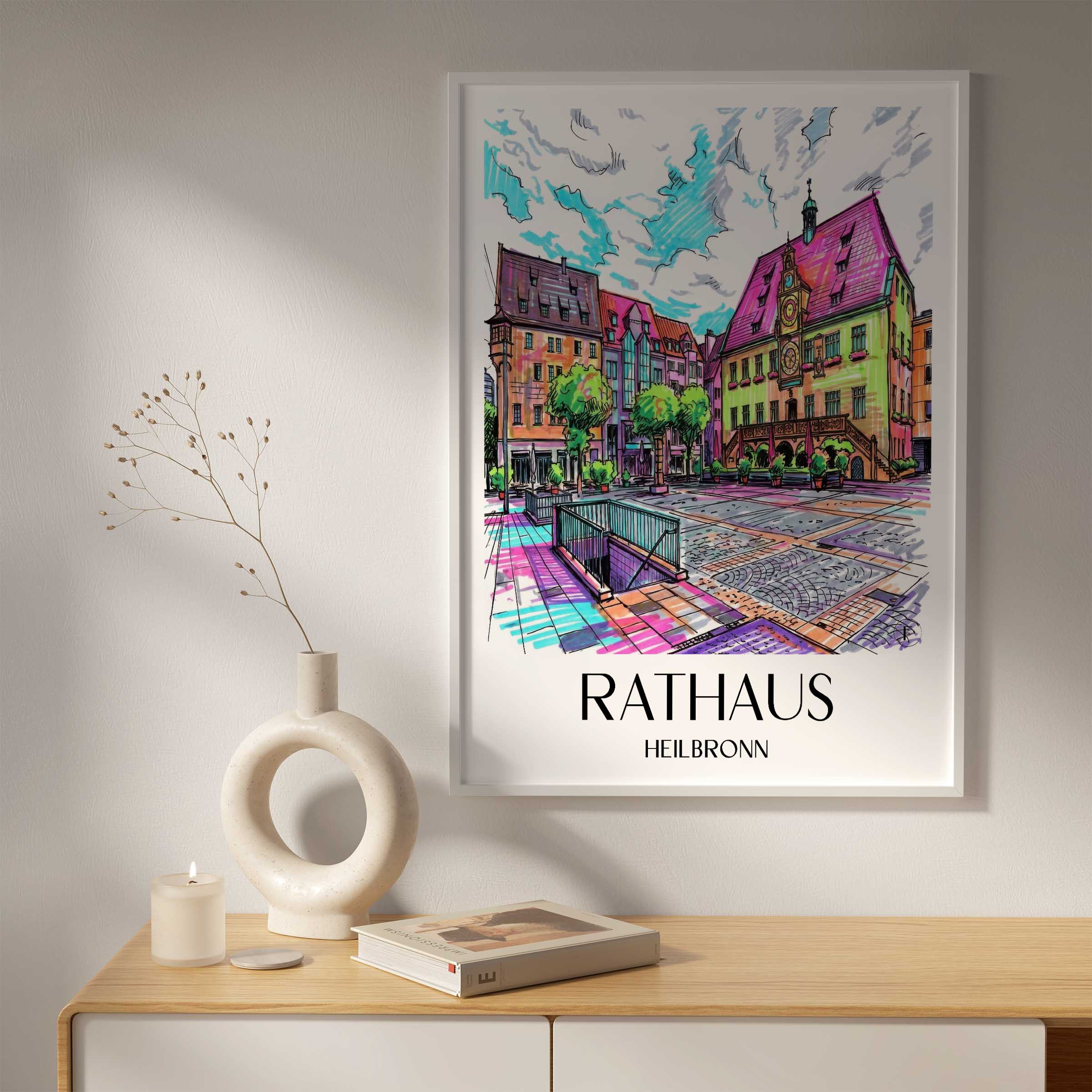 rathaus-heilbronn-deutschland-poster-graffiti