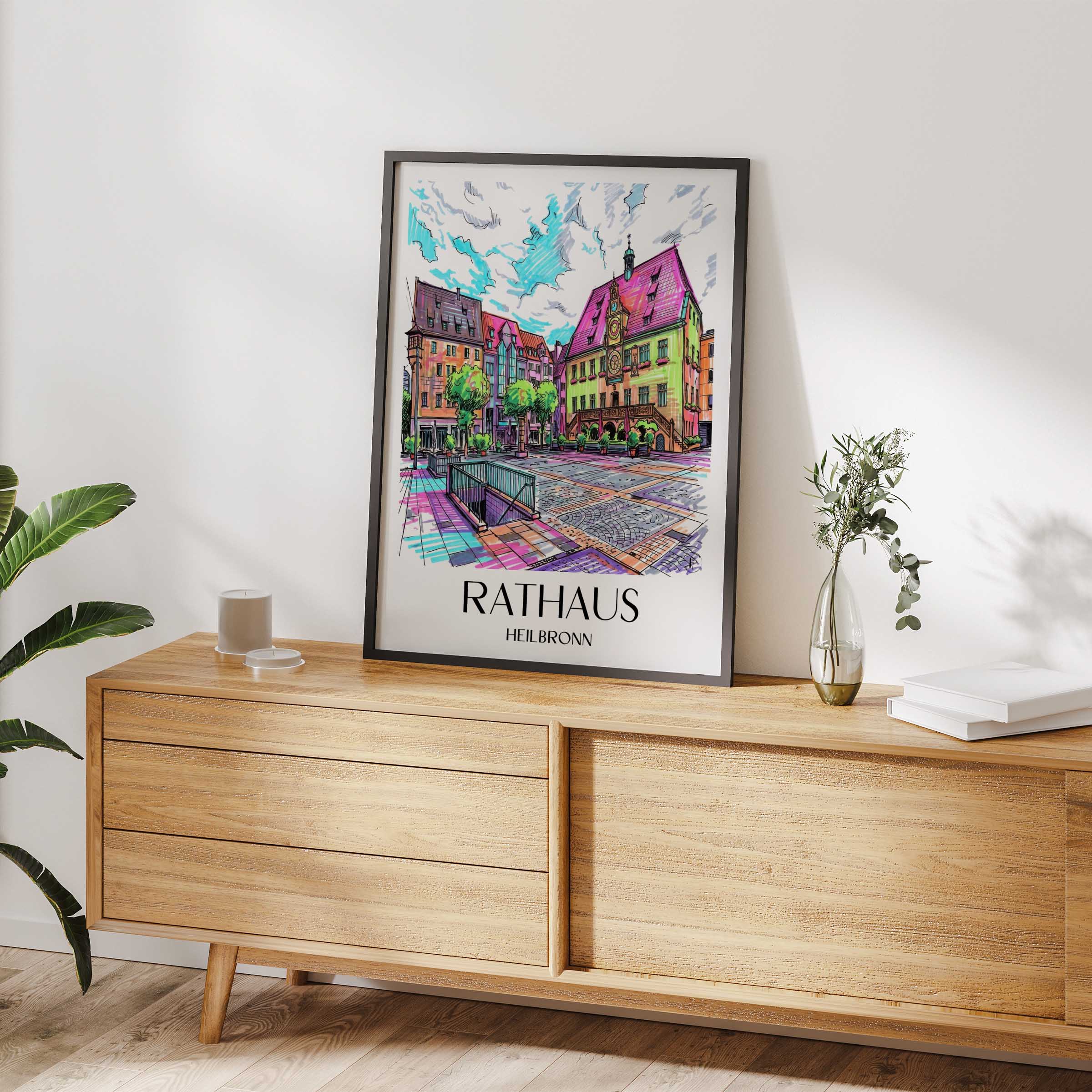 rathaus-heilbronn-deutschland-poster-graffiti