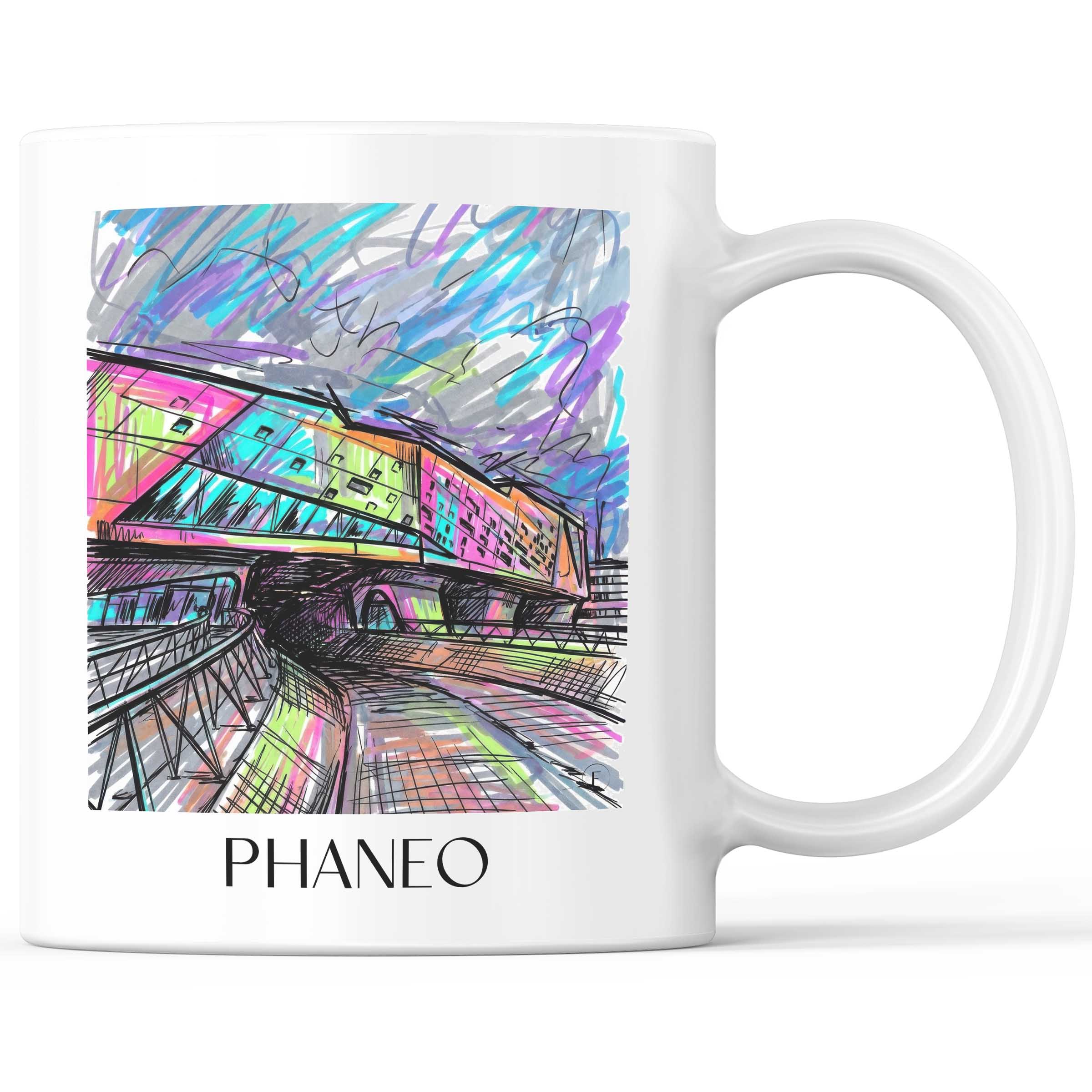 Phaneo Kaffeebecher - Wolfsburg - Deutschland Becher - Kaffeetasse im Tag Graffiti Stil
