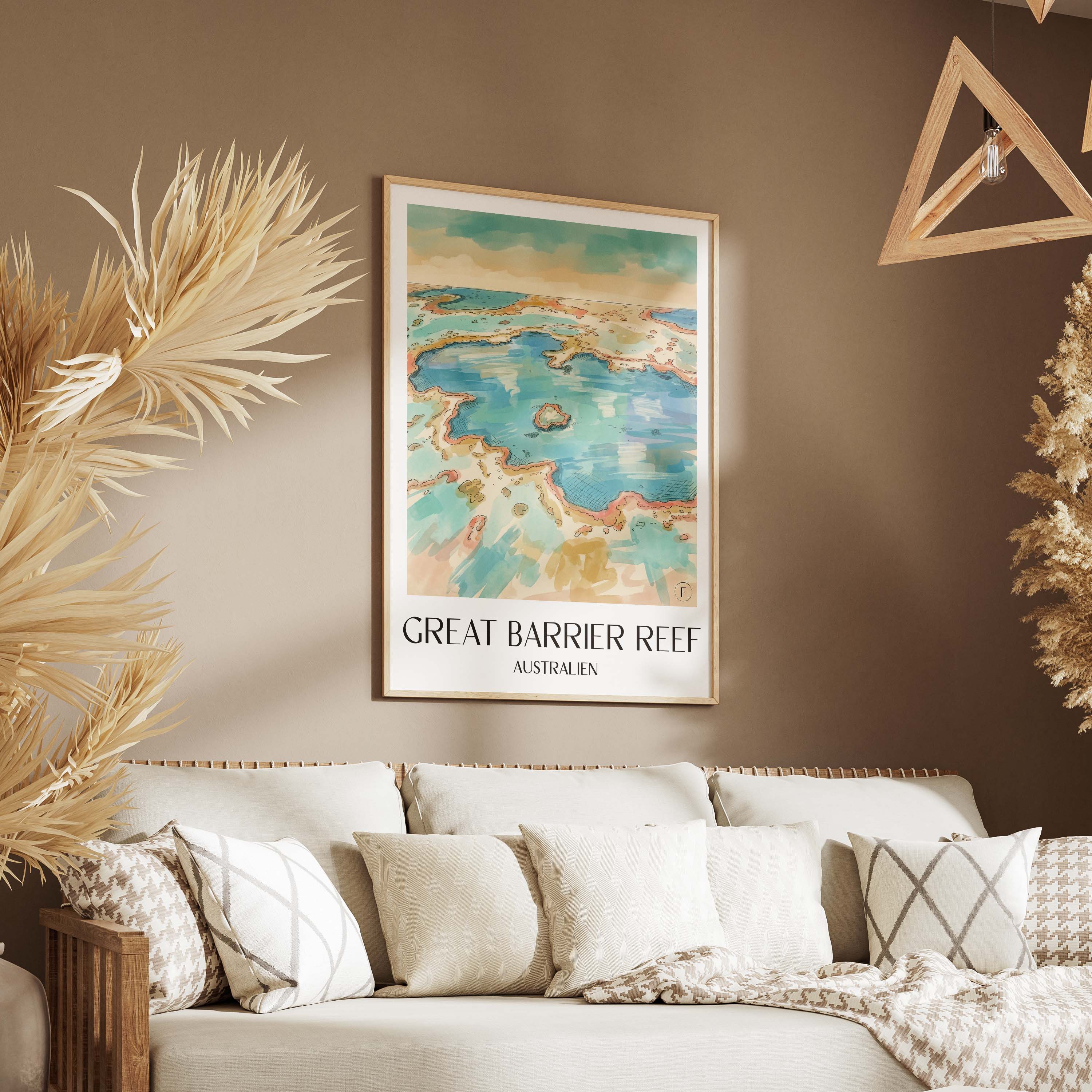 great-barrier-reef-australien-poster-aquarell