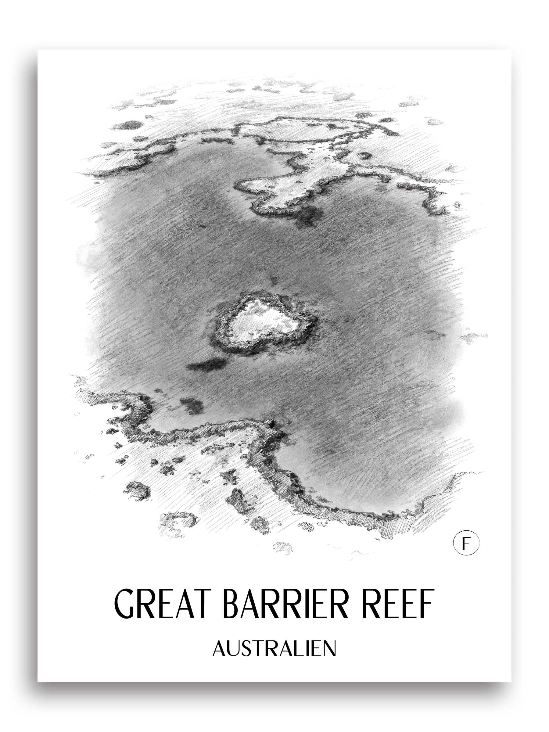 great-barrier-reef-australien-poster-bleistift-zeichnung-drawing
