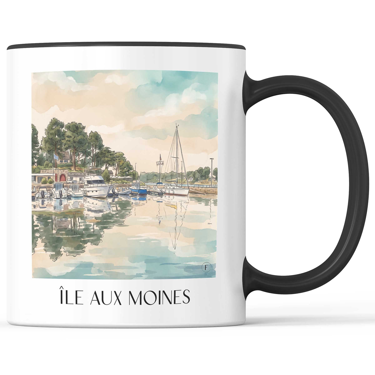 île-aux-moines-golfe-du-morbihan-frankreich-kaffeebecher-aquarell