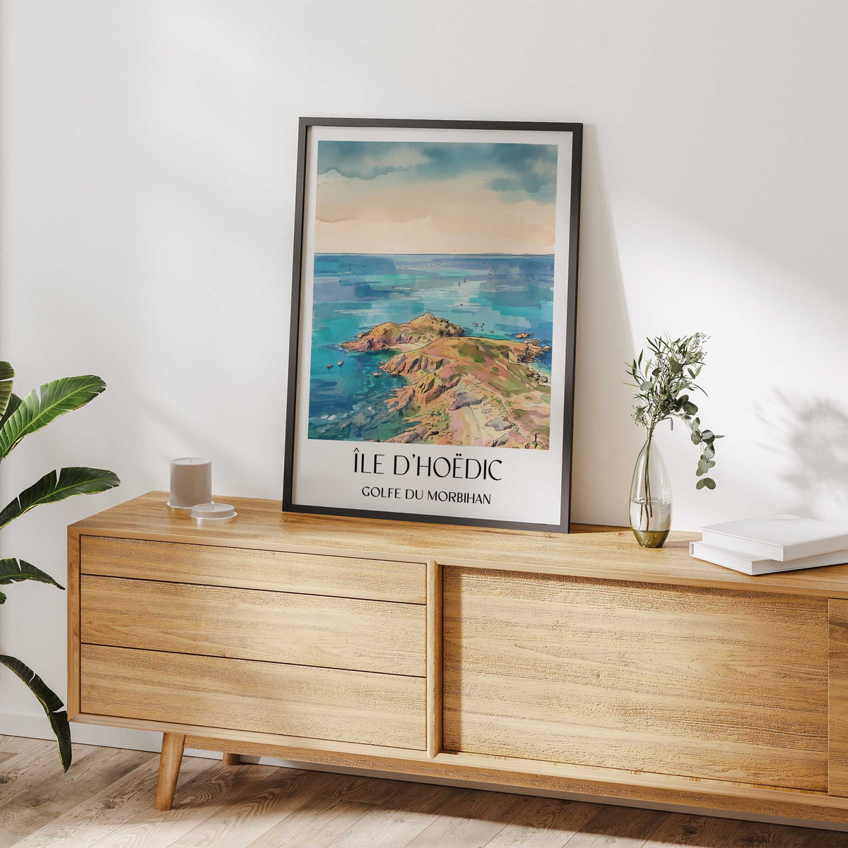 île-d'hoëdic-golfe-du-morbihan-frankreich-poster-aquarell
