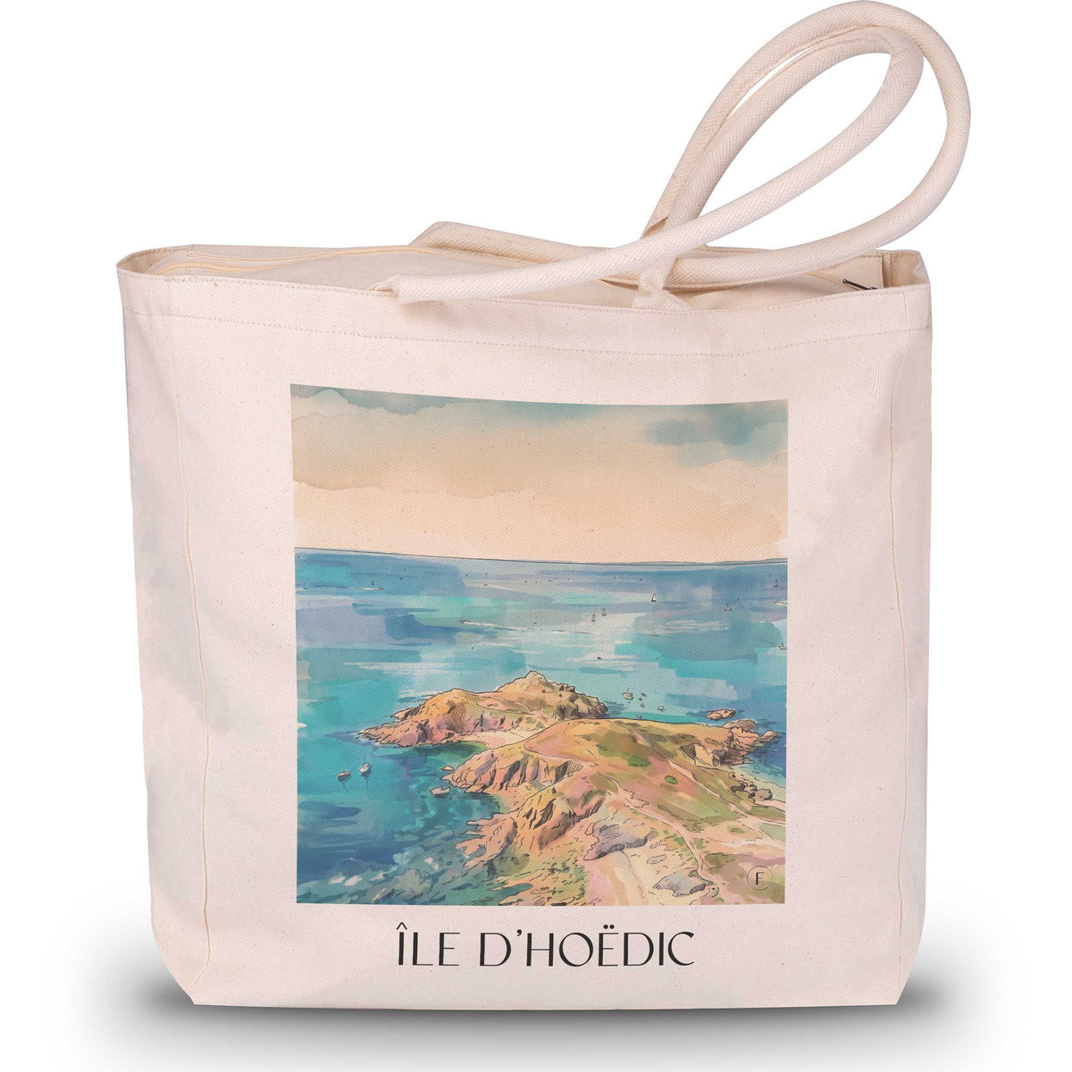 île-d'hoëdic-golfe-du-morbihan-frankreich-einkaufstasche-aquarell