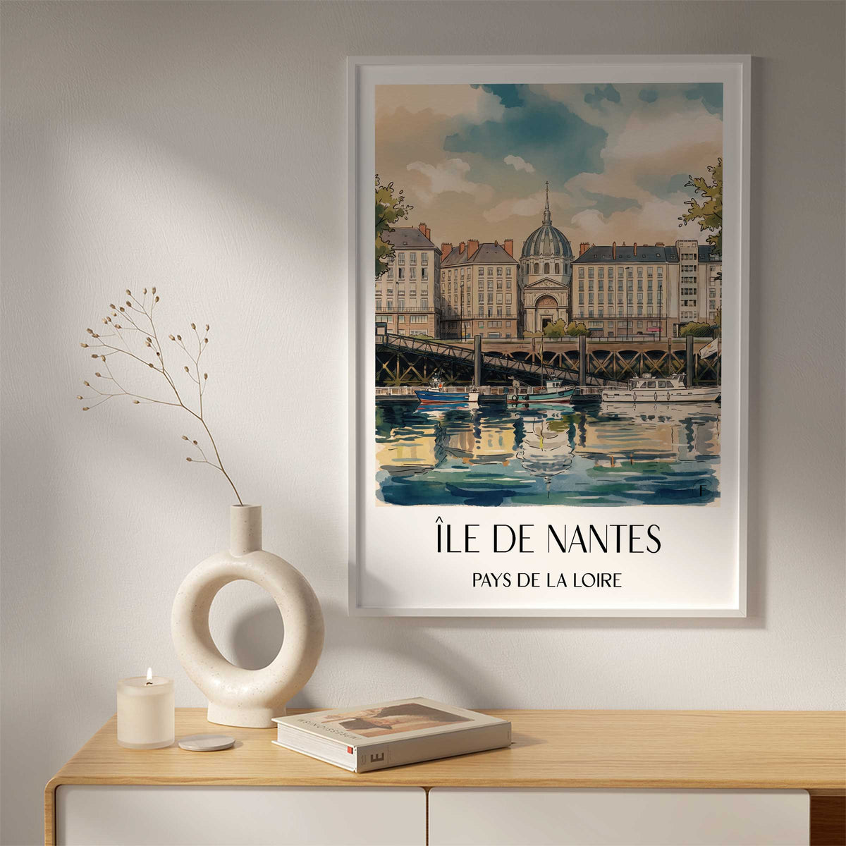 île-de-nantes-pays-de-la-loire-frankreich-poster-aquarell