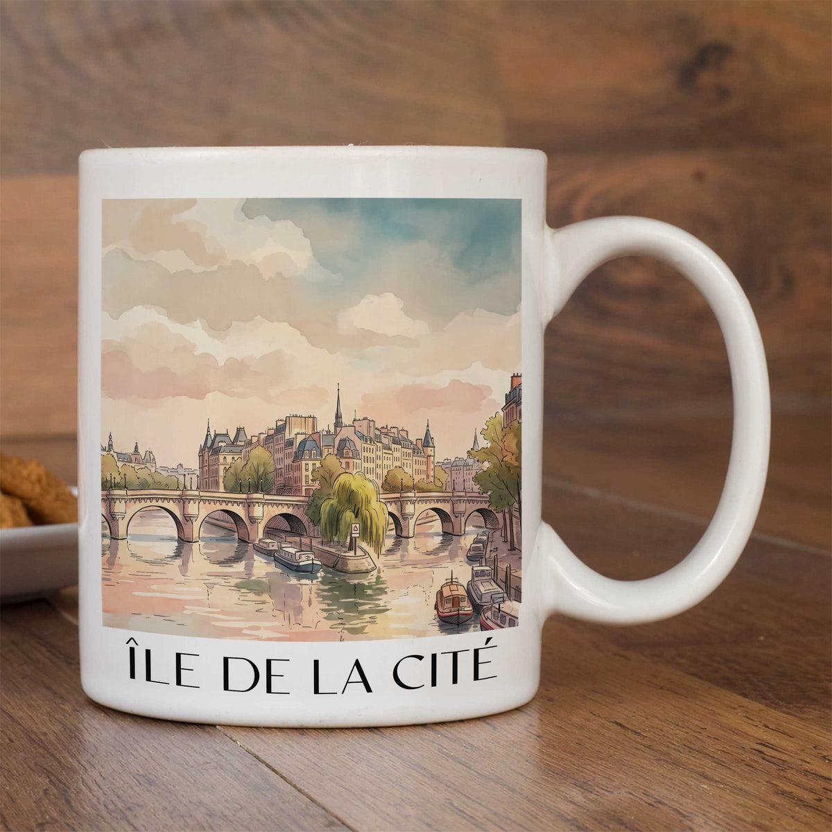 île-de-la-cité-paris-frankreich-kaffeebecher-aquarell