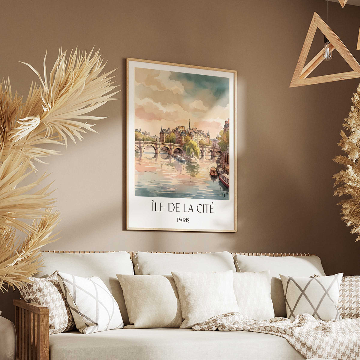 île-de-la-cité-paris-frankreich-poster-aquarell