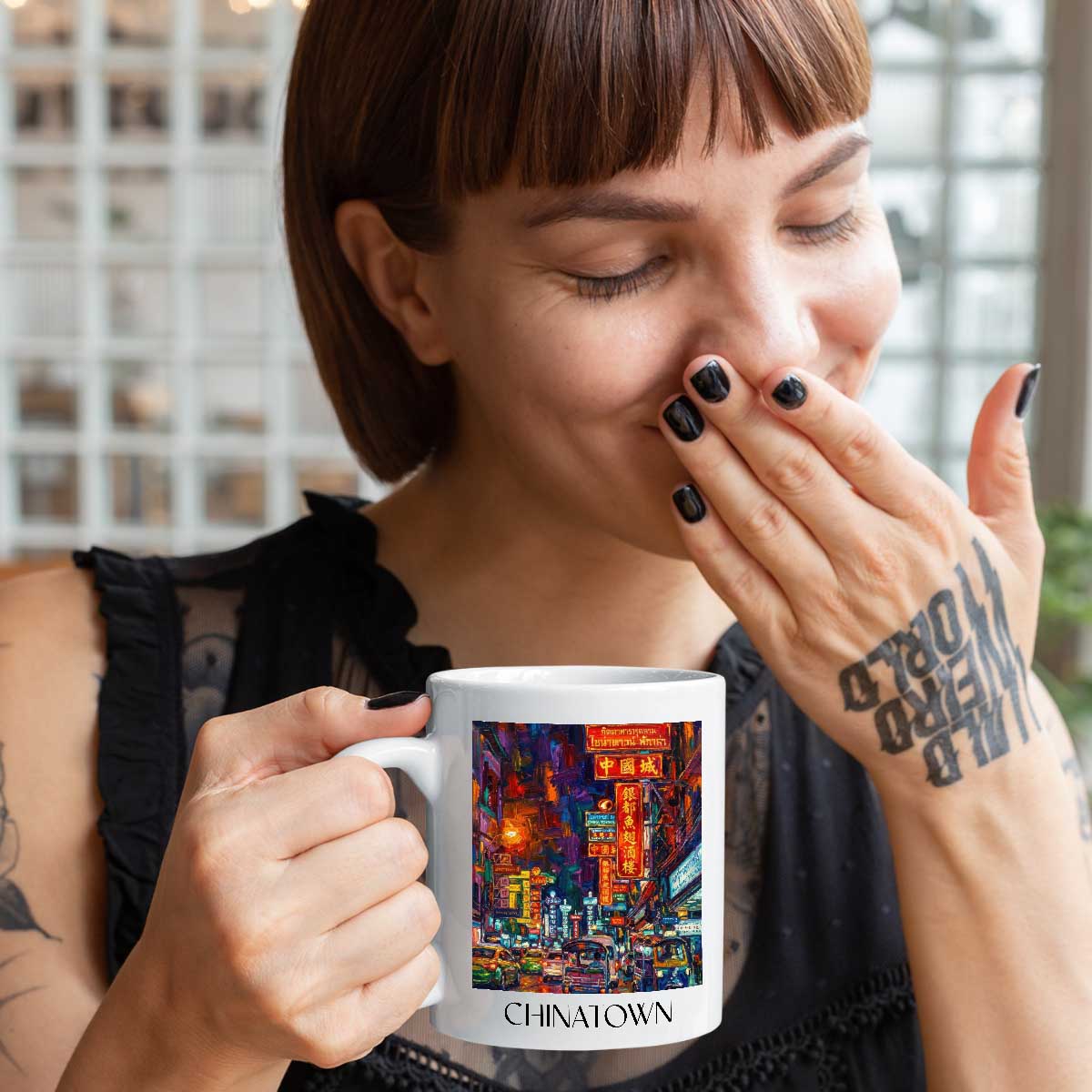 chinatown-bangkok-thailand-kaffeebecher-oil-painting-oelgemaelde