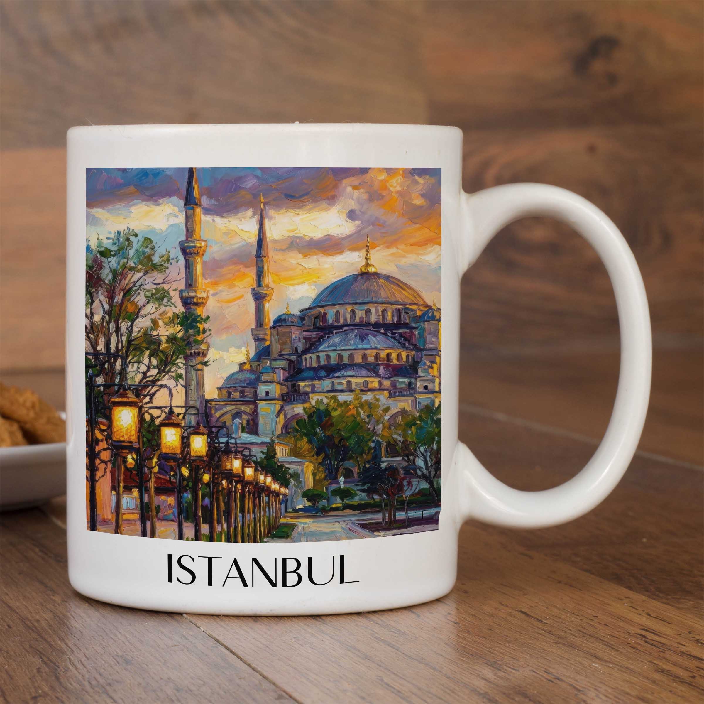 istanbul-türkei-kaffeebecher-oil-painting-oelgemaelde