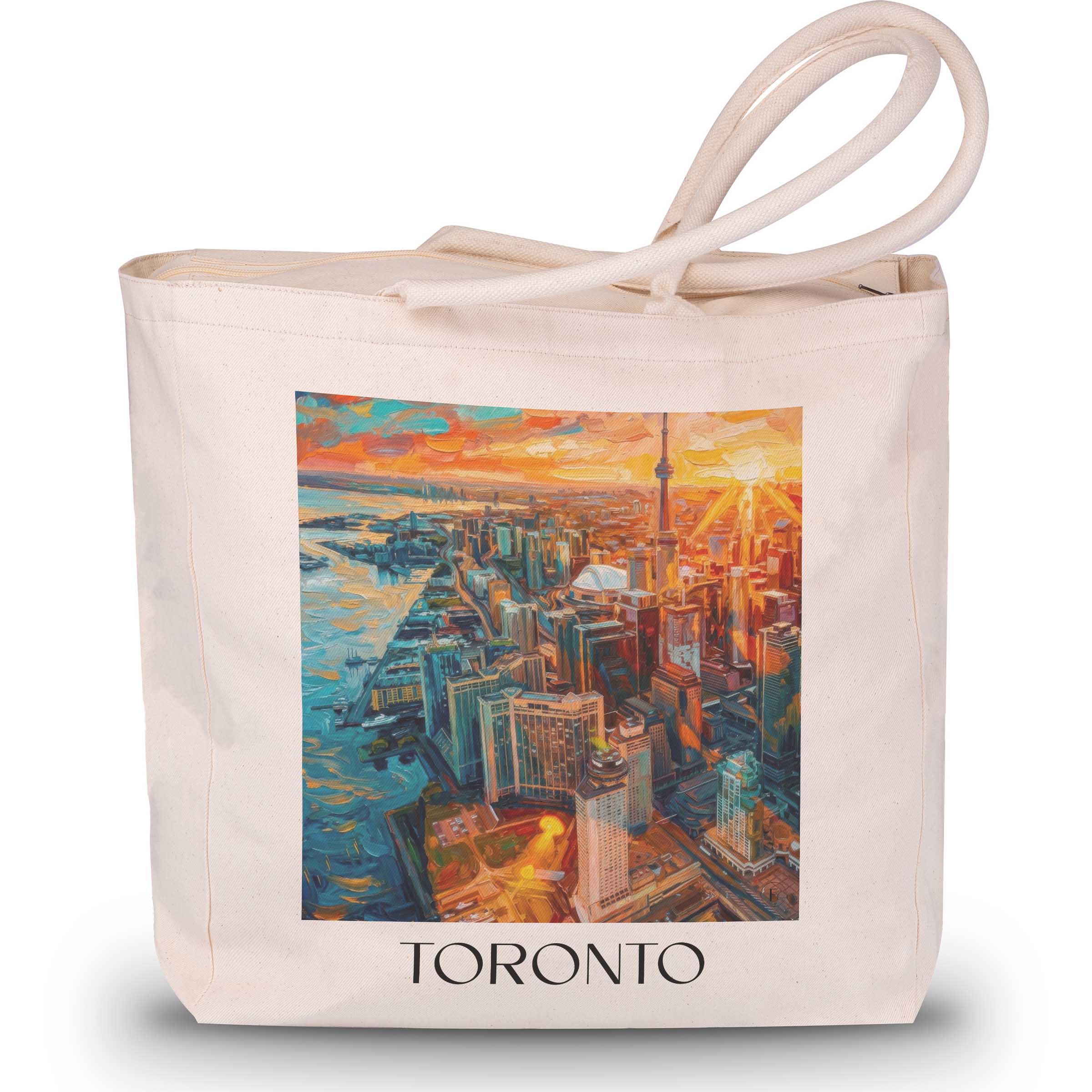 toronto-kanada-einkaufstasche-oil-painting-oelgemaelde