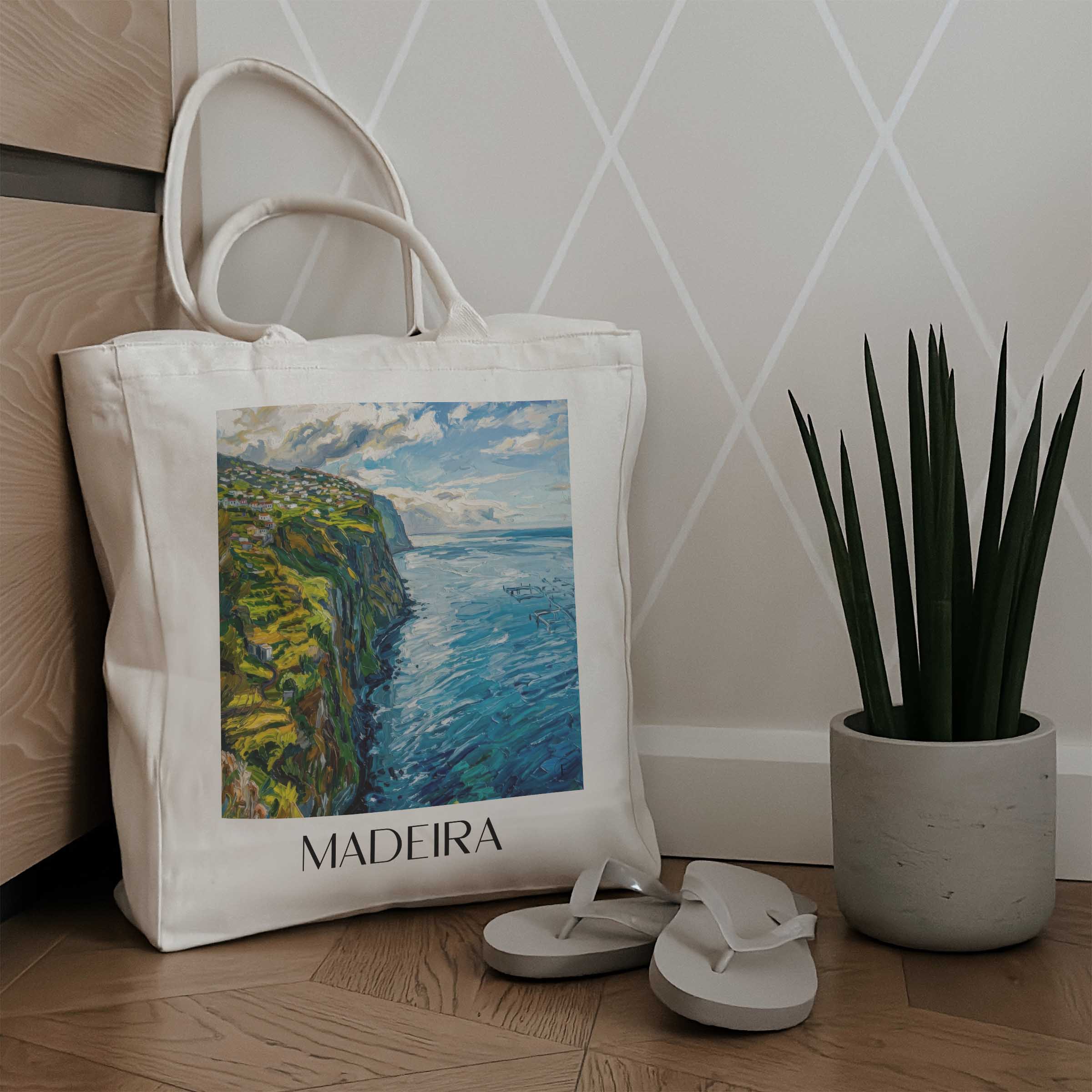 madeira-portugal-einkaufstasche-oil-painting-oelgemaelde