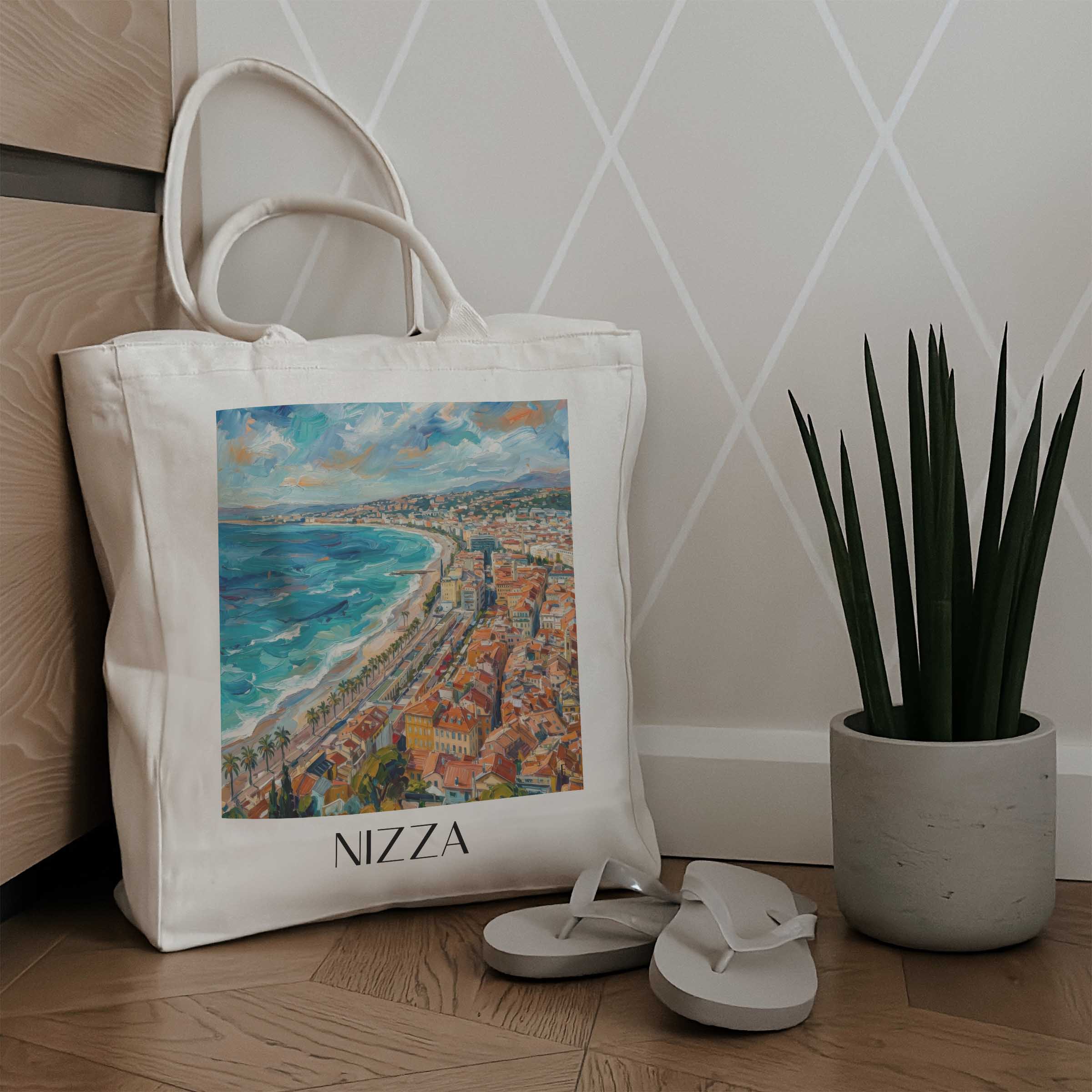 nizza-frankreich-einkaufstasche-oil-painting-oelgemaelde