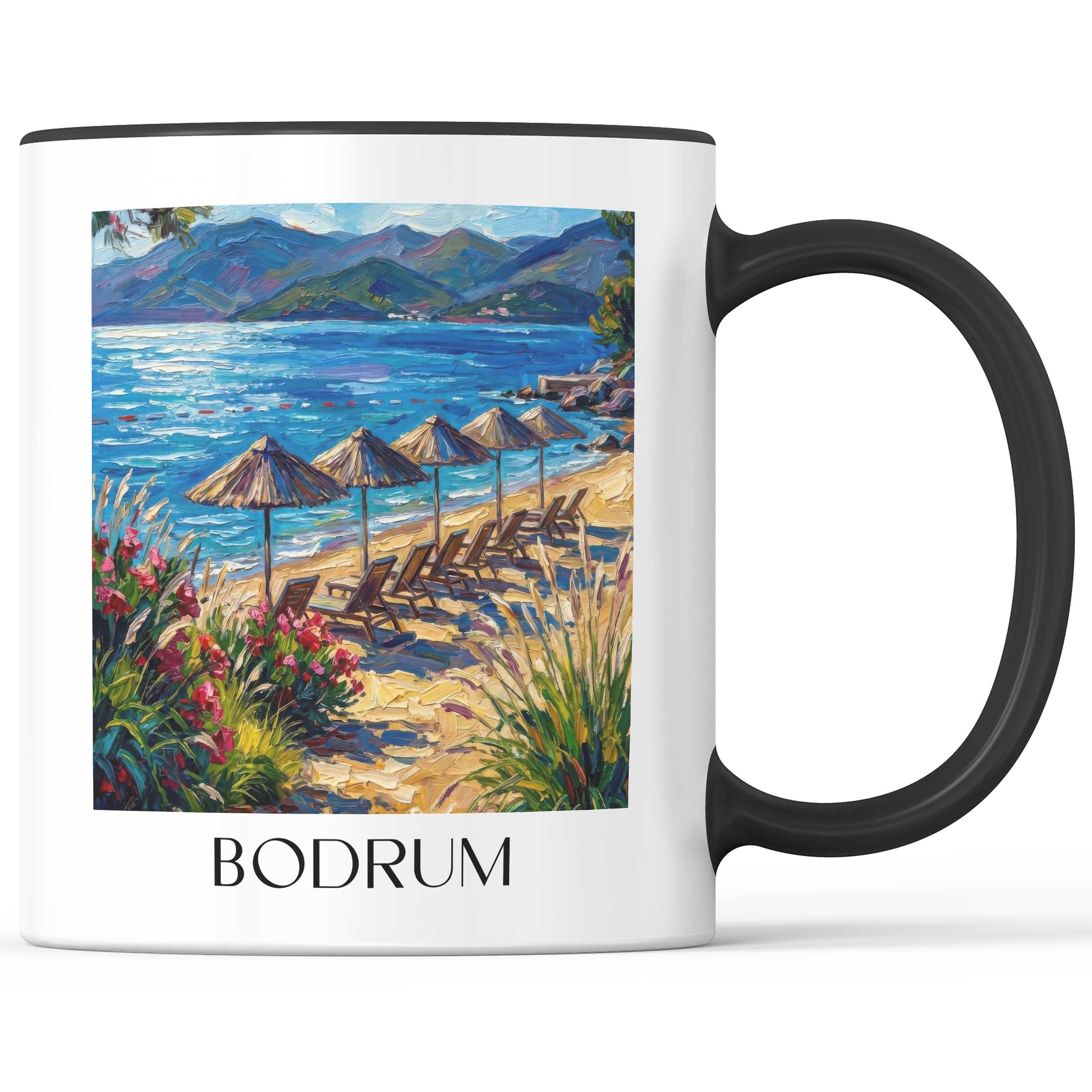 bodrum-türkei-kaffeebecher-oil-painting-oelgemaelde