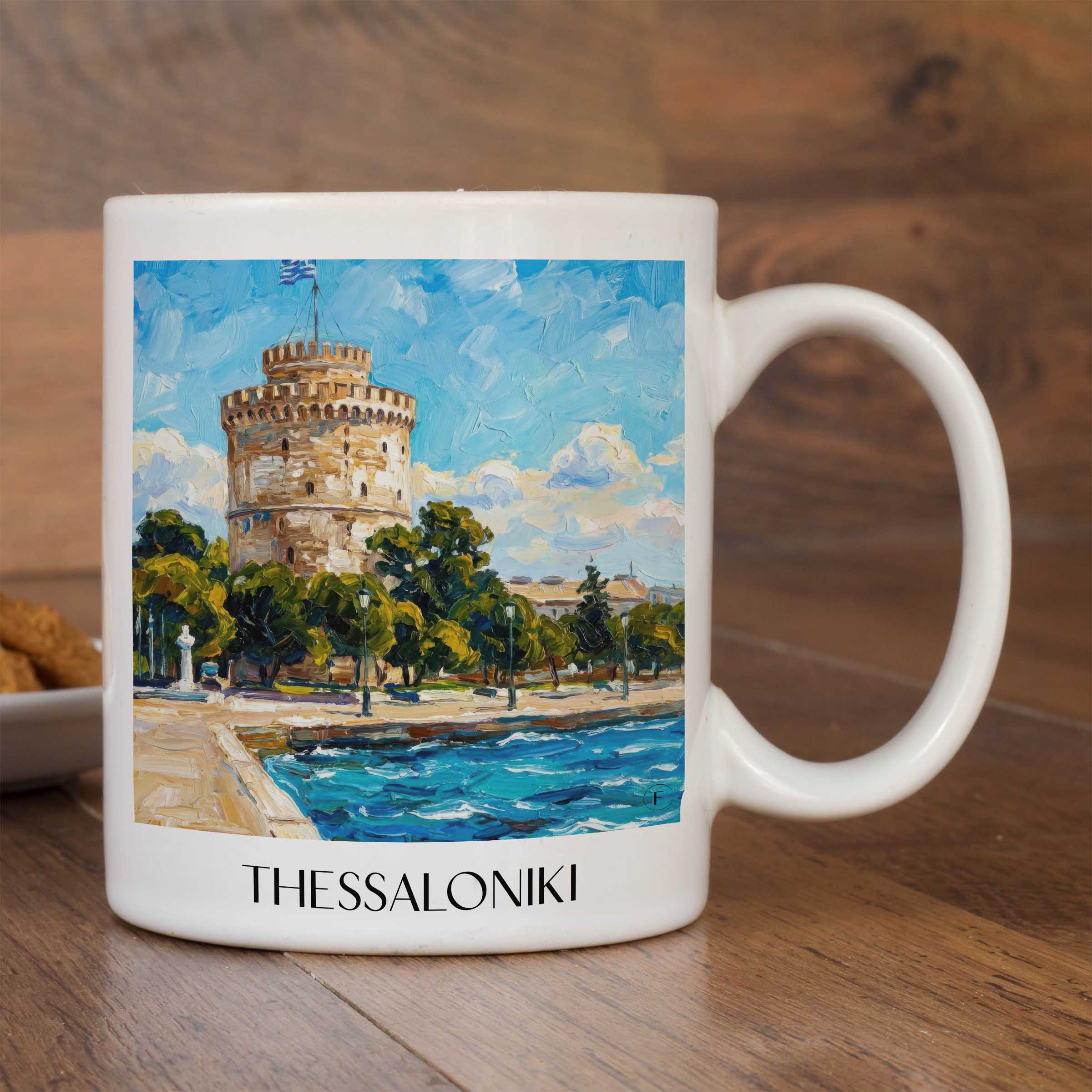 thessaloniki-griechenland-kaffeebecher-oil-painting-oelgemaelde