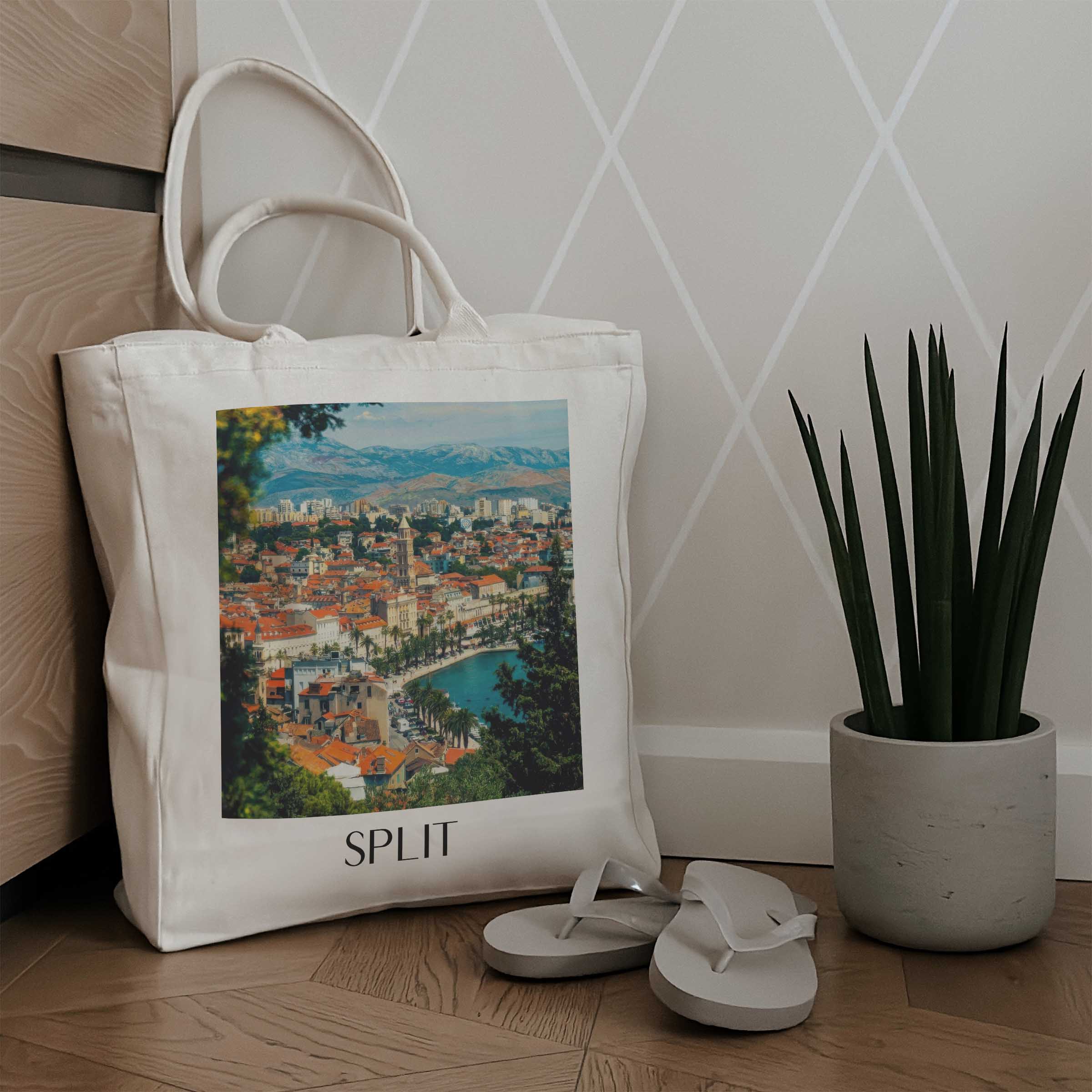 split-kroatien-einkaufstasche-oil-painting-oelgemaelde