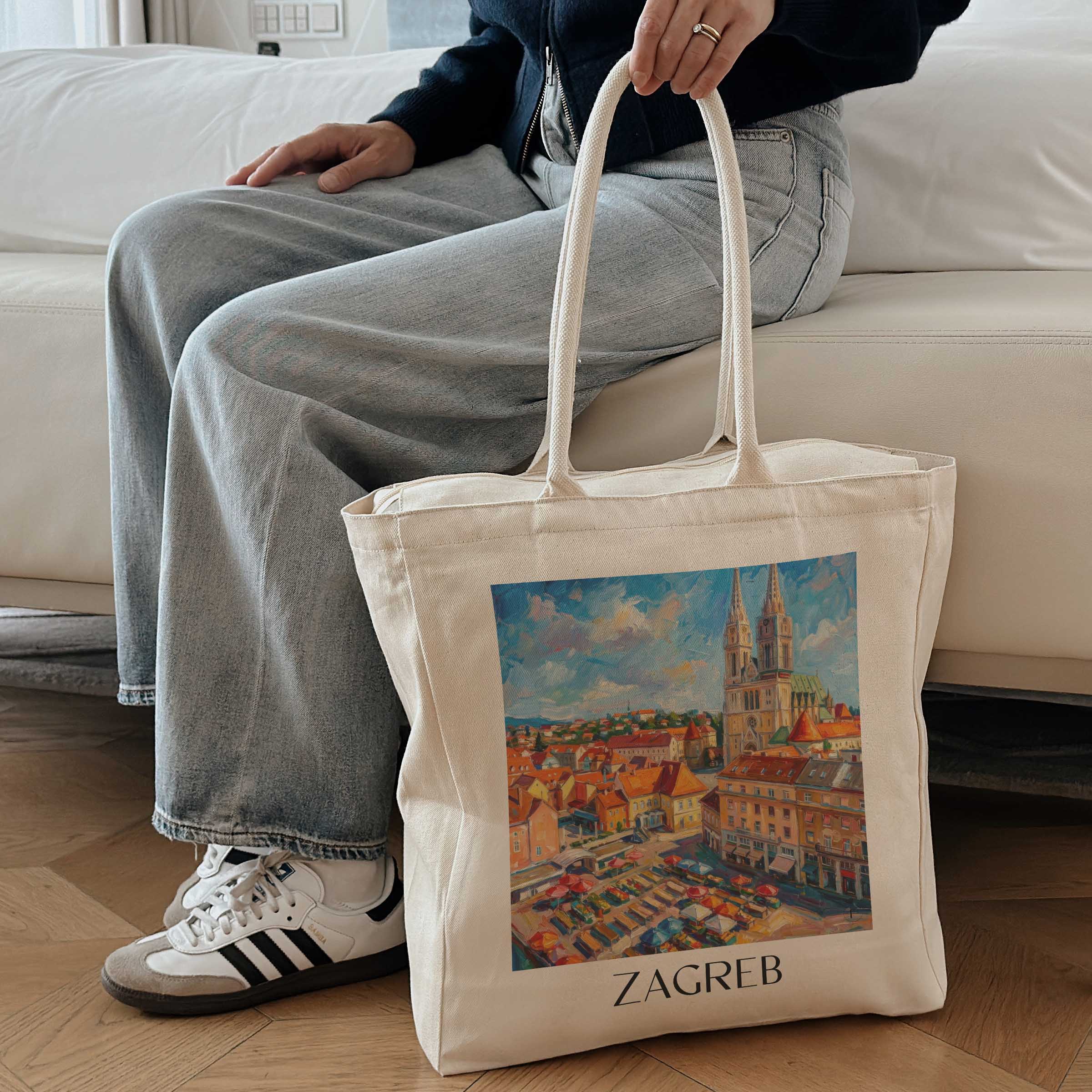 zagreb-kroatien-einkaufstasche-oil-painting-oelgemaelde