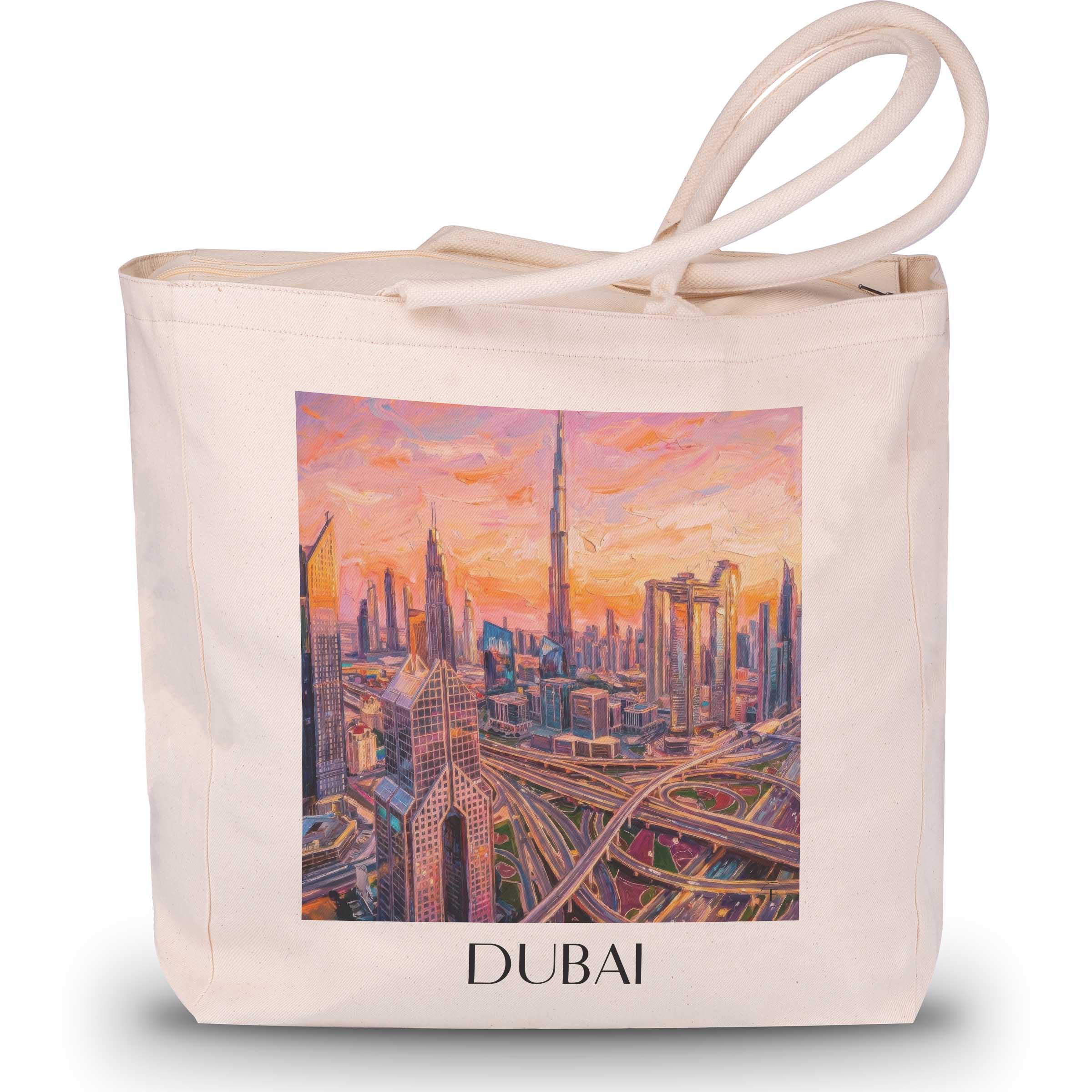 dubai-vereinigte-arabische-emirate-einkaufstasche-oil-painting-oelgemaelde
