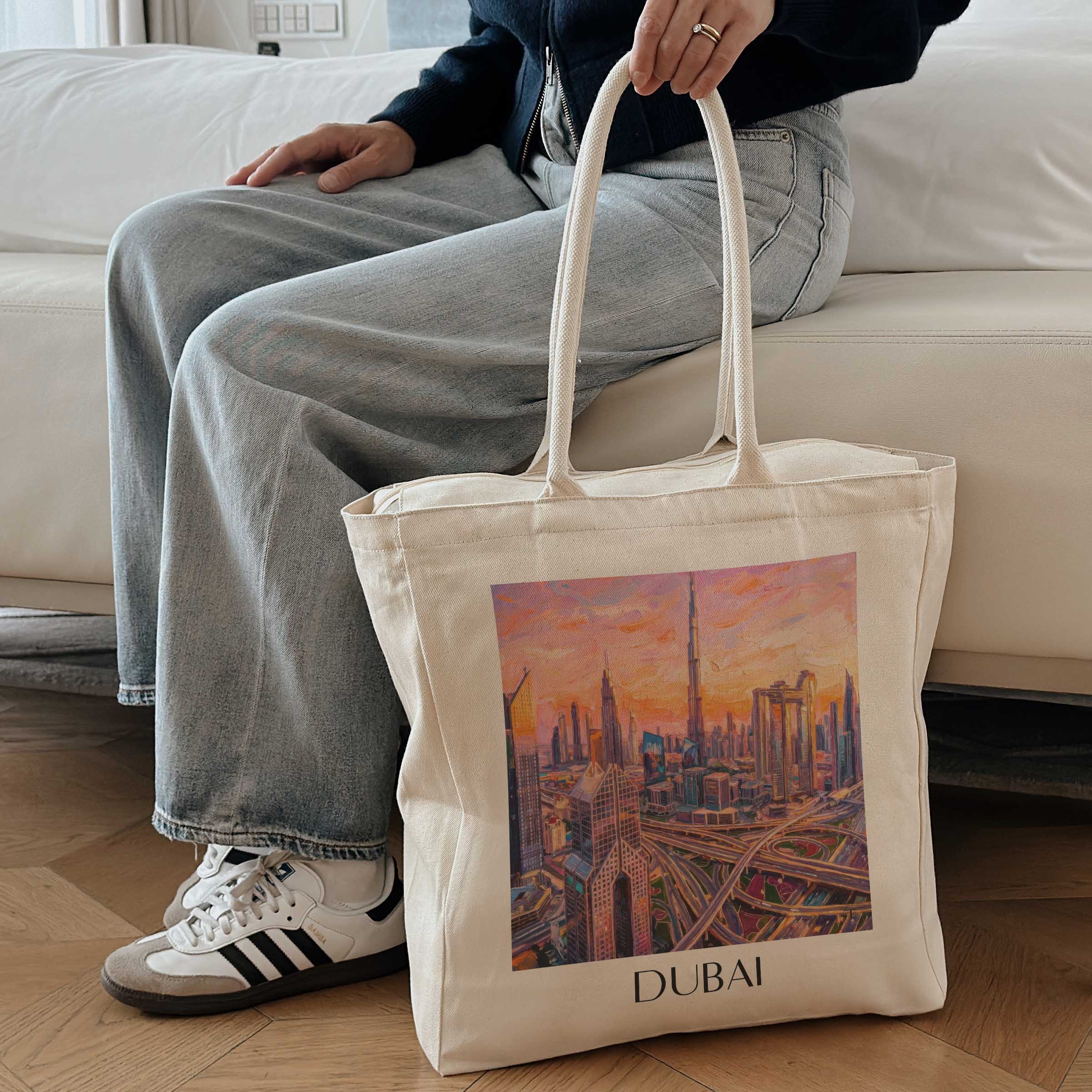 dubai-vereinigte-arabische-emirate-einkaufstasche-oil-painting-oelgemaelde