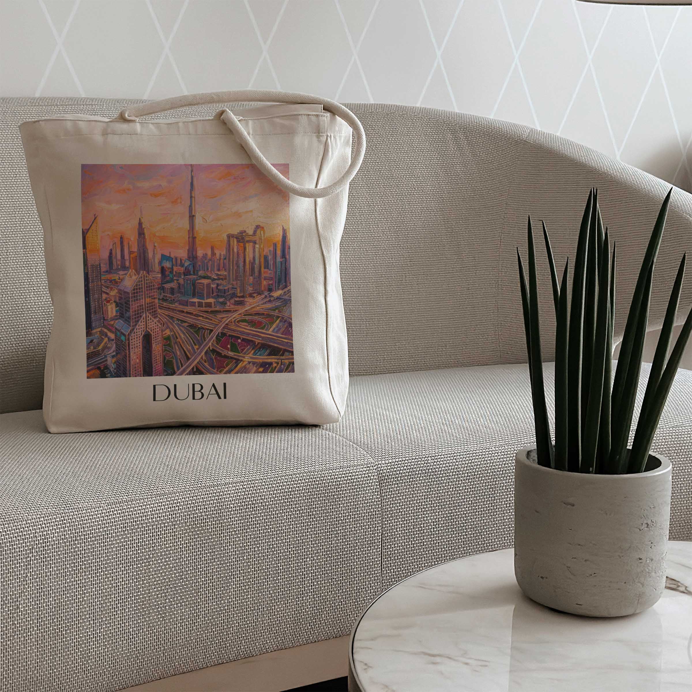 dubai-vereinigte-arabische-emirate-einkaufstasche-oil-painting-oelgemaelde