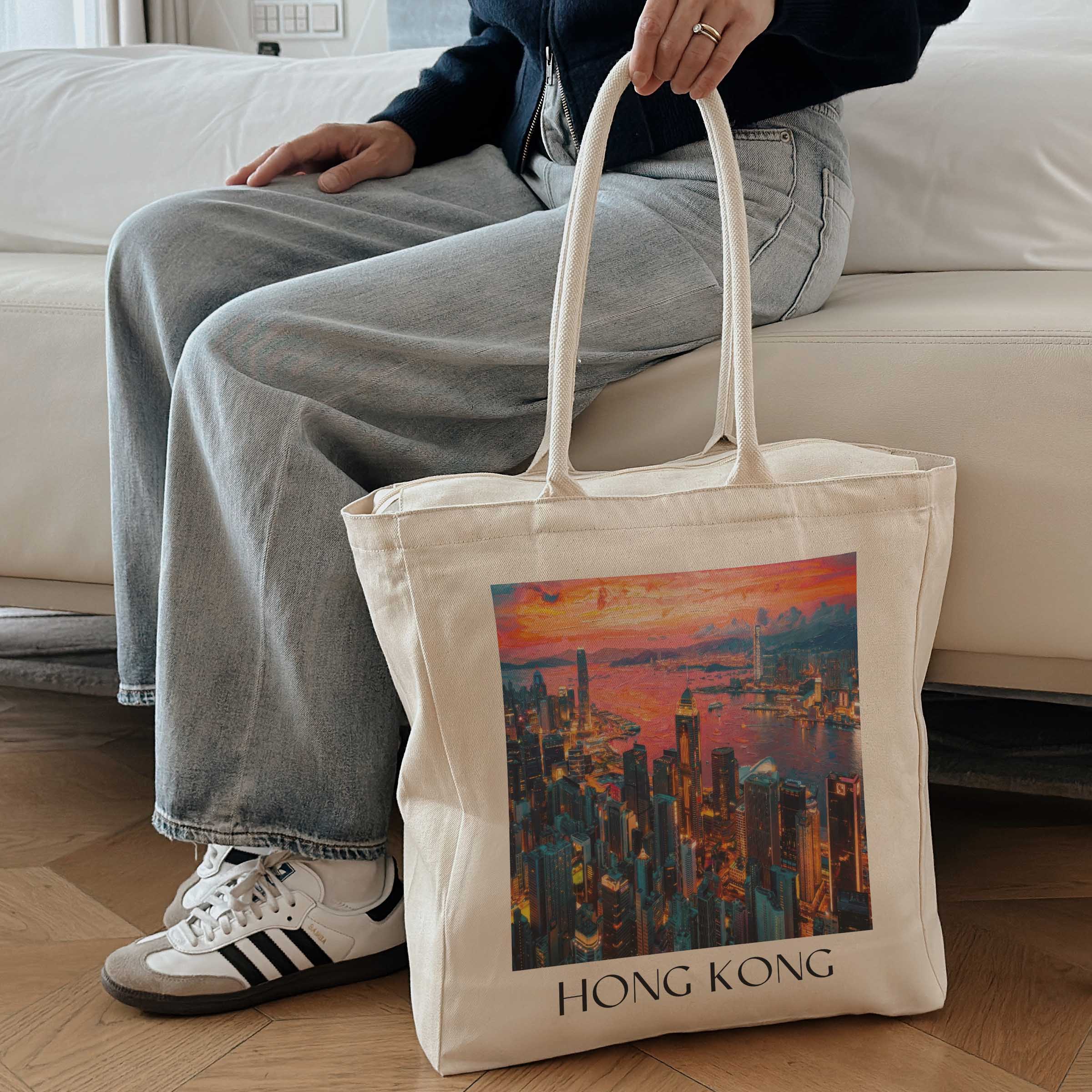 hong-kong-china-einkaufstasche-oil-painting-oelgemaelde
