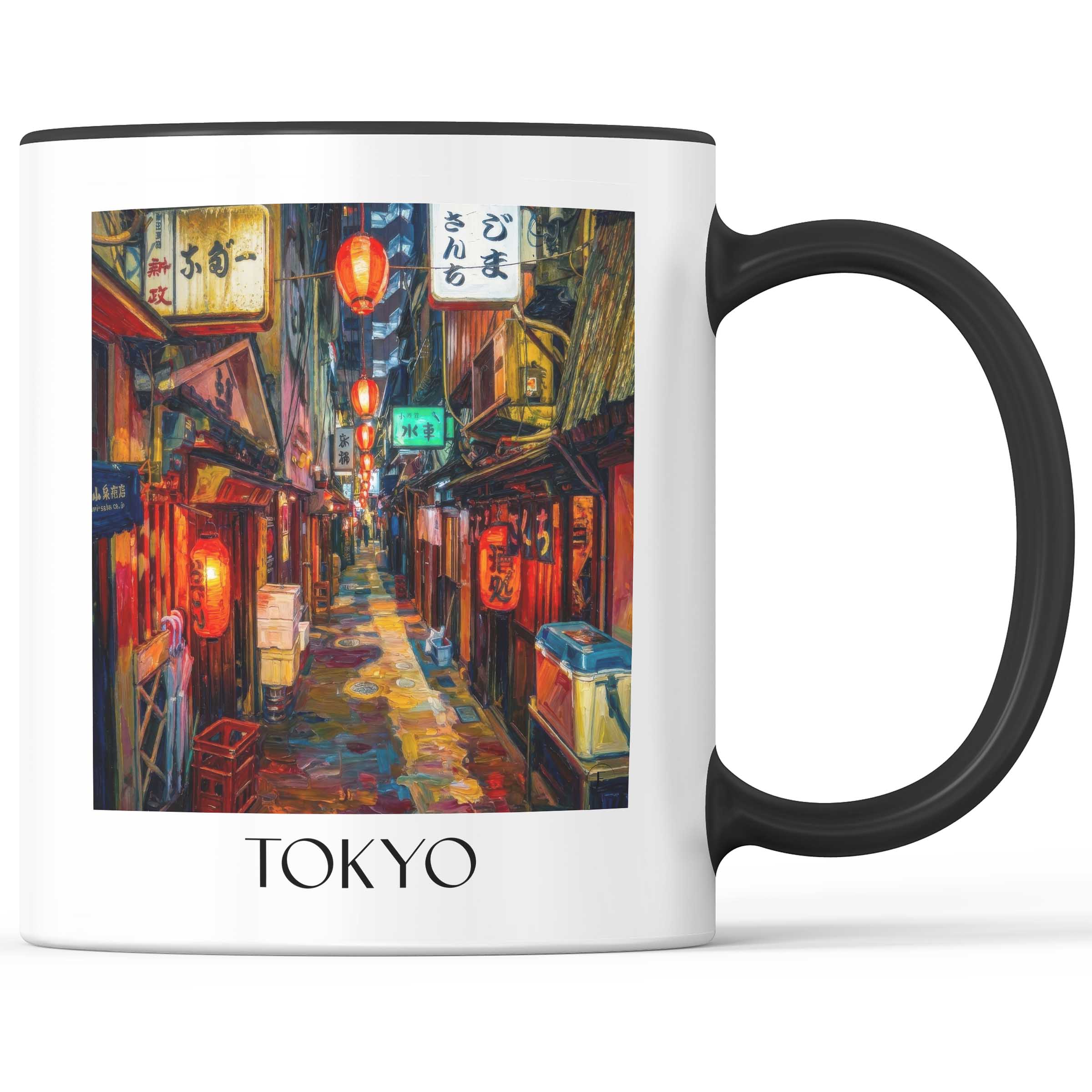 tokyo-japan-kaffeebecher-oil-painting-oelgemaelde