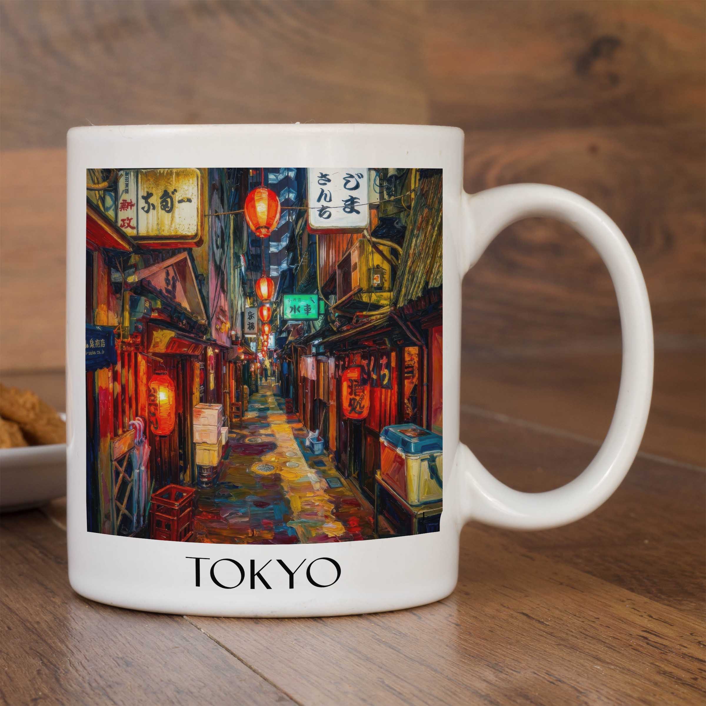 tokyo-japan-kaffeebecher-oil-painting-oelgemaelde