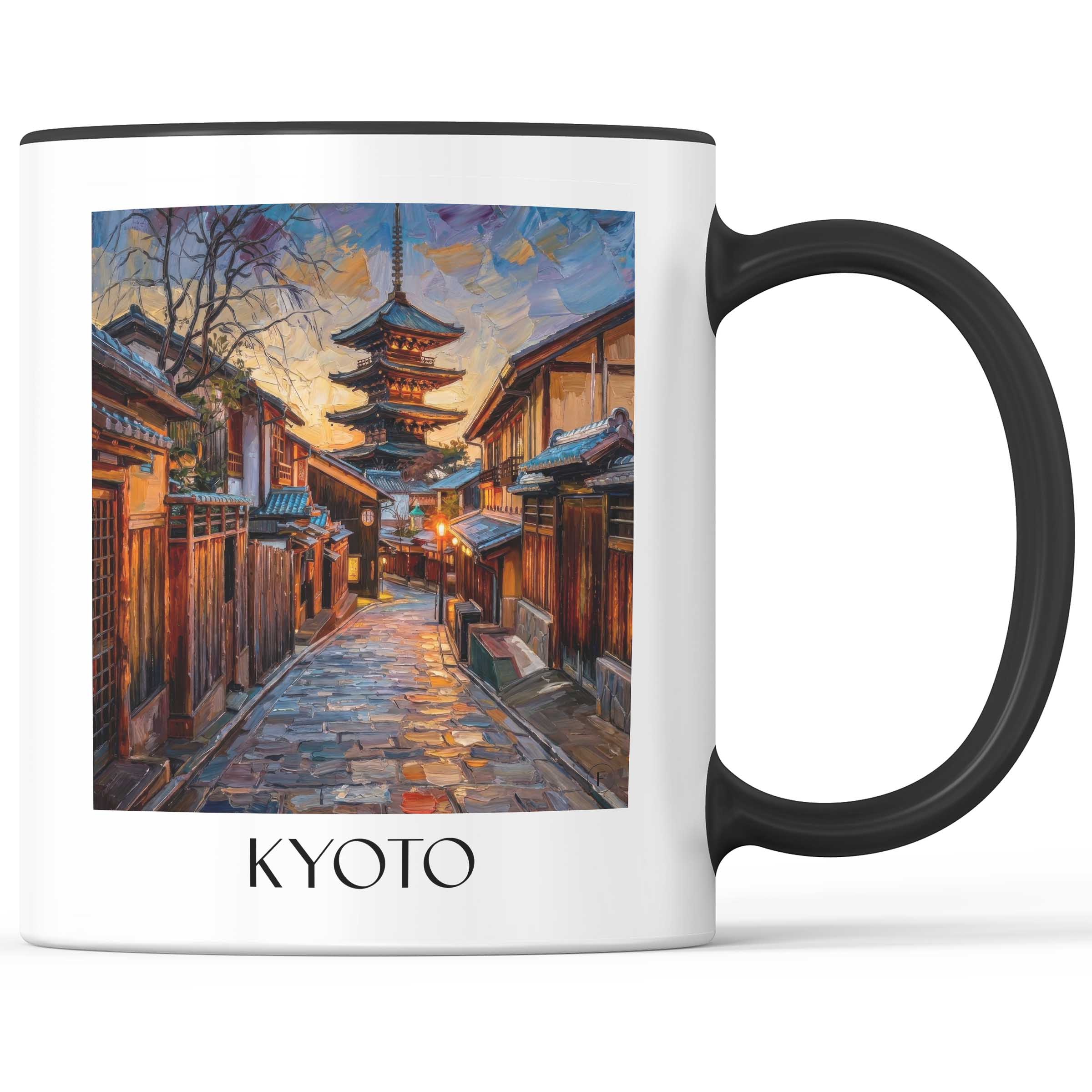 kyoto-japan-kaffeebecher-oil-painting-oelgemaelde