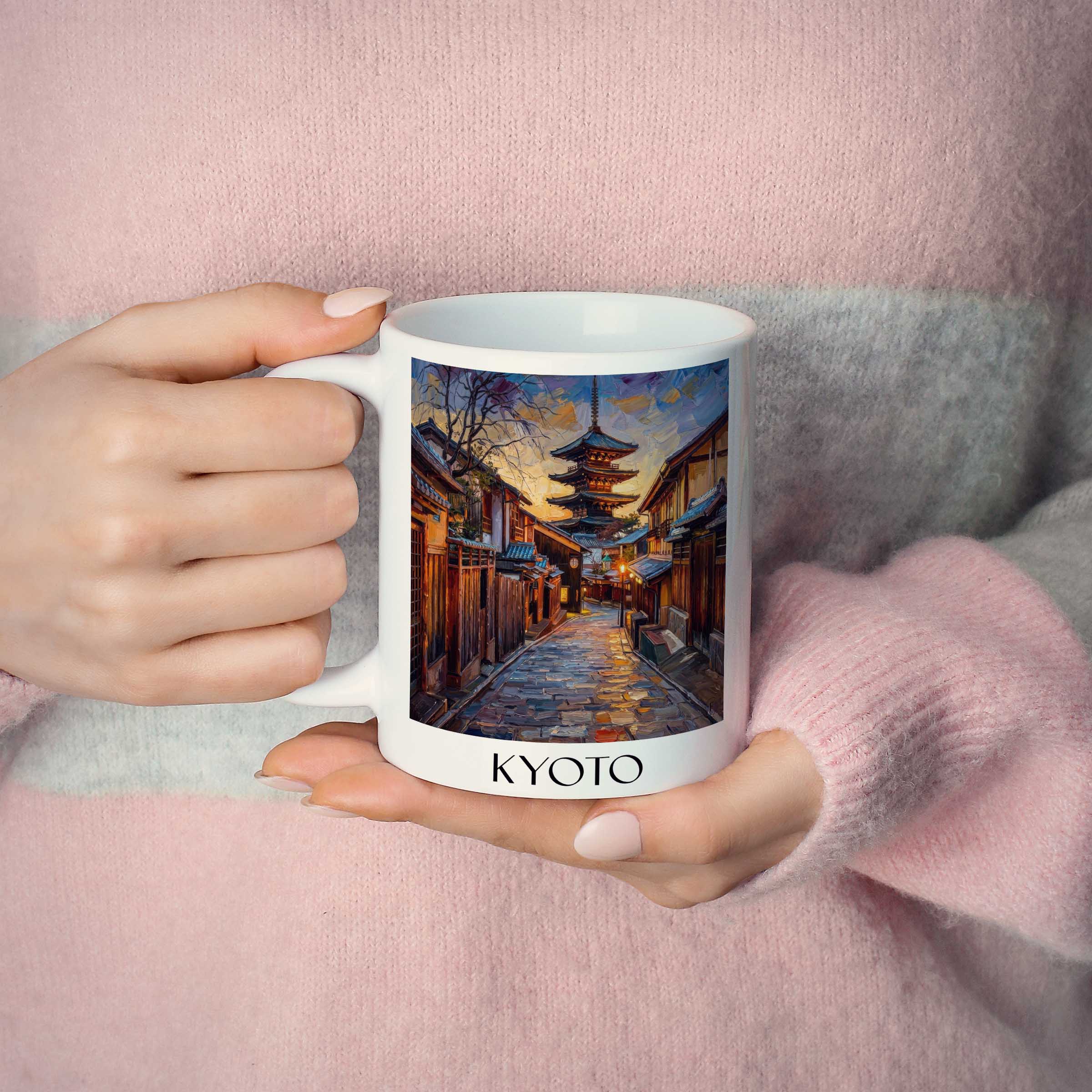 kyoto-japan-kaffeebecher-oil-painting-oelgemaelde