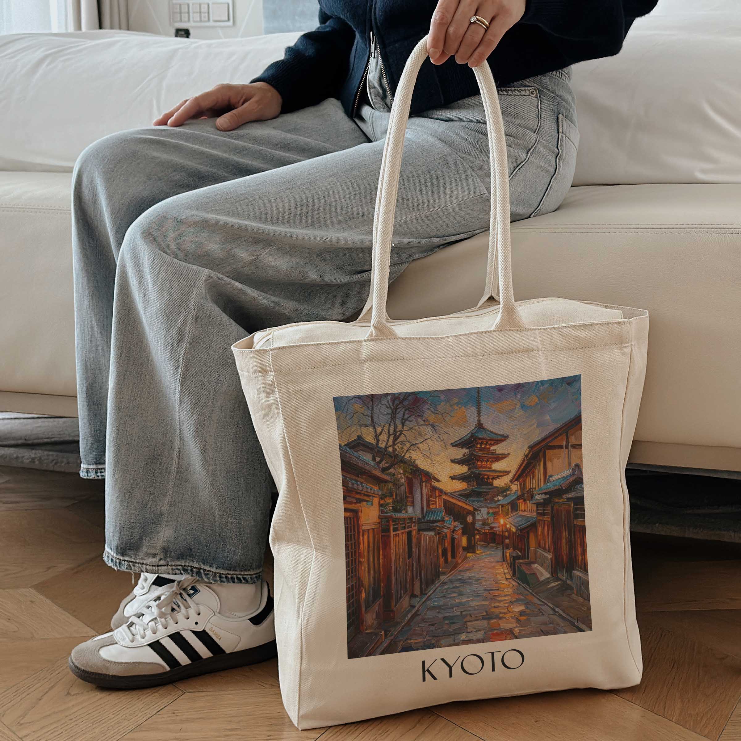 kyoto-japan-einkaufstasche-oil-painting-oelgemaelde