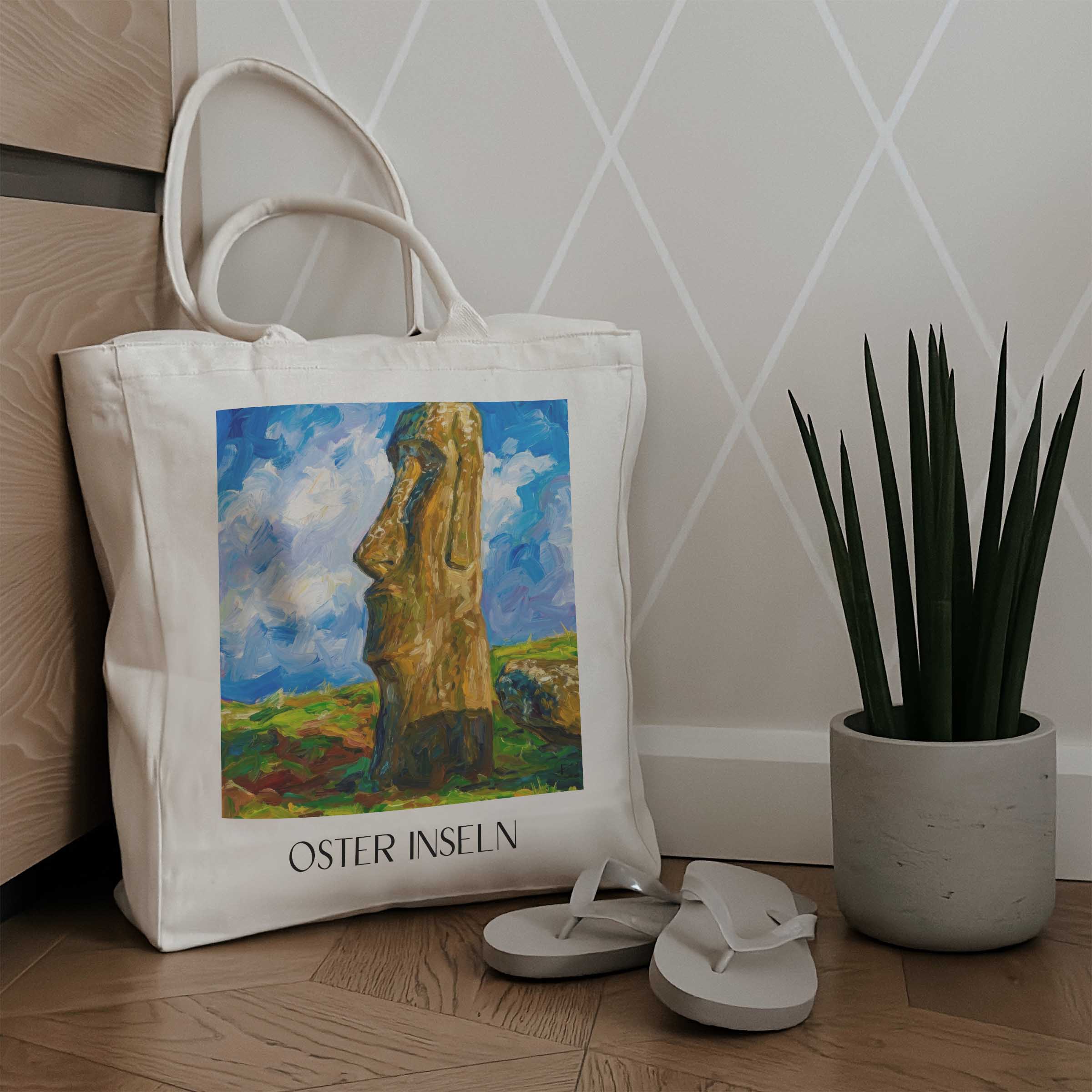 oster-inseln-chile-einkaufstasche-oil-painting-oelgemaelde