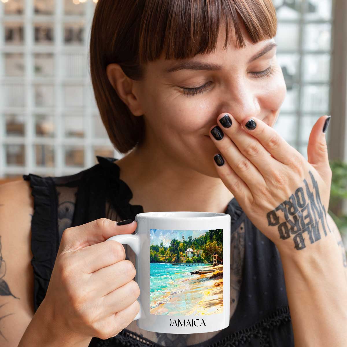 jamaica-jamaika-kaffeebecher-oil-painting-oelgemaelde